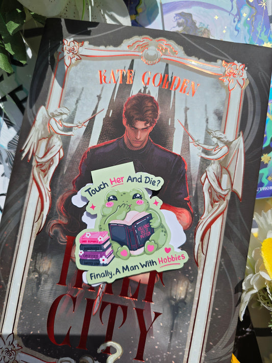 "Touch Her And Die" Magnetic Bookmark