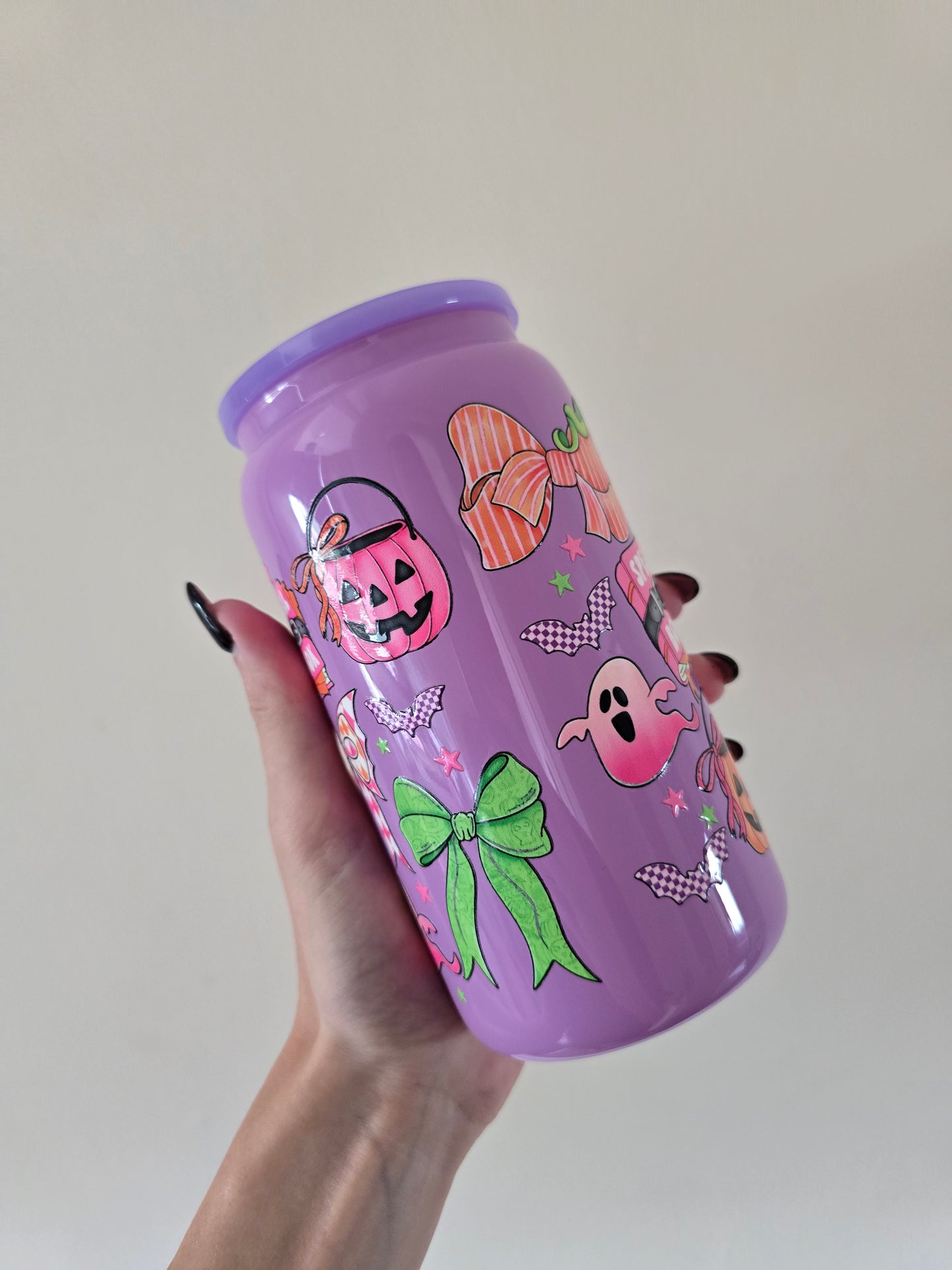 Boo 16oz Glass Tumbler