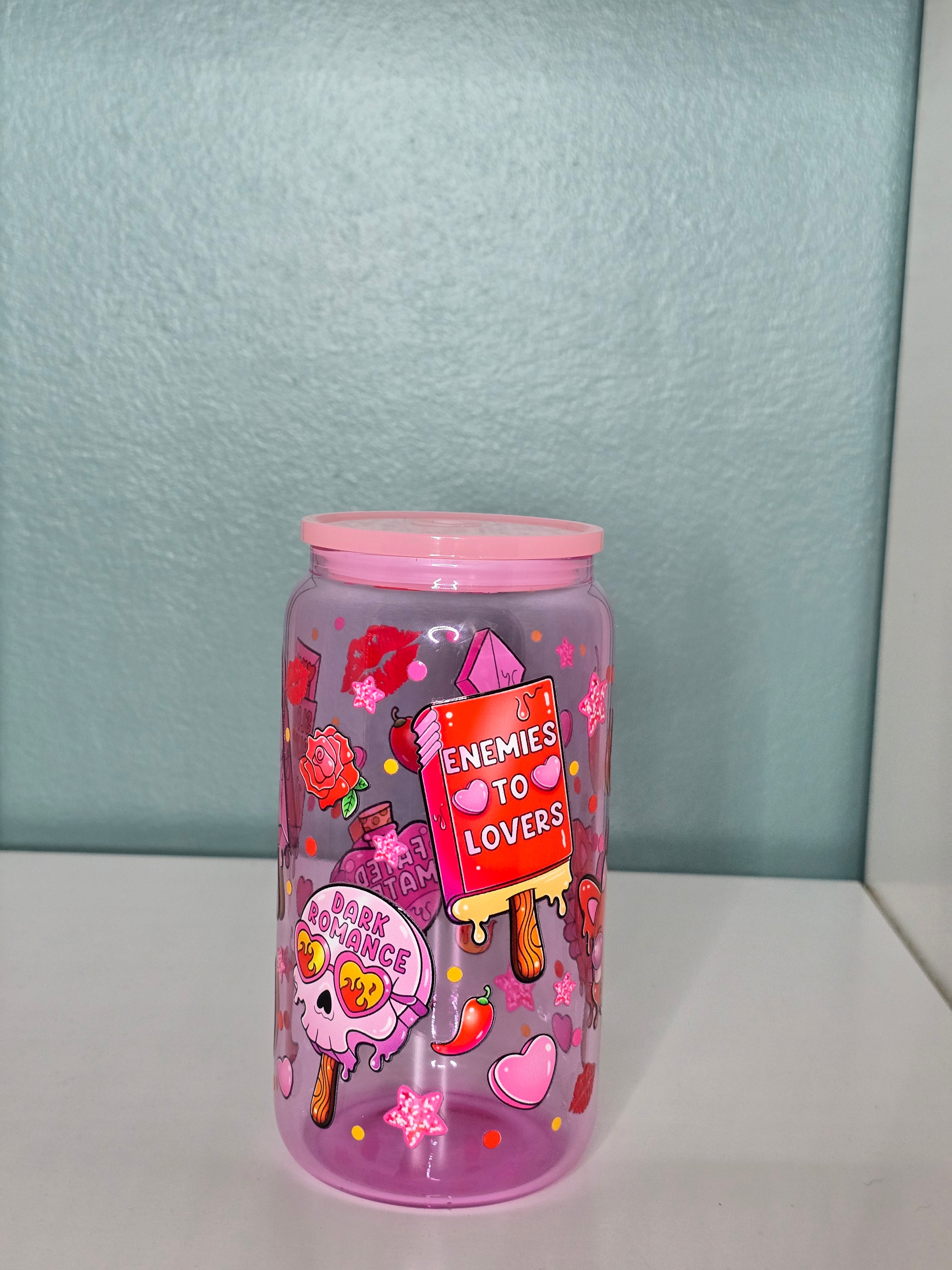 Bookish 16oz Glass Tumbler