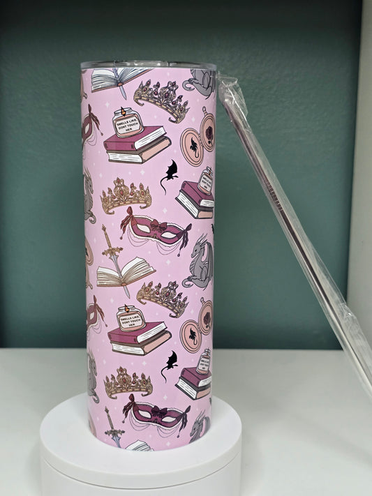 Fantasy Bookish 20oz Stainless Steel Tumbler