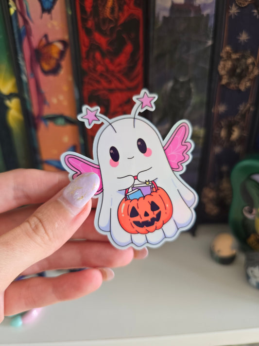 Fairy Ghost Holographic Clear Vinyl Sticker