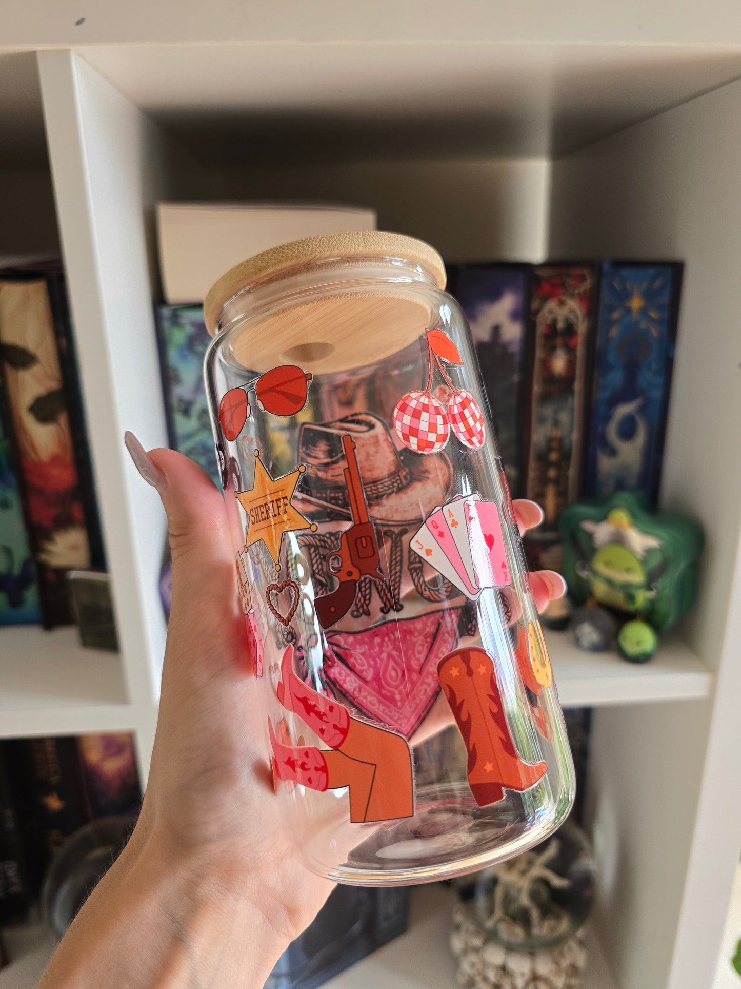 Howdy 16oz Glass Tumbler