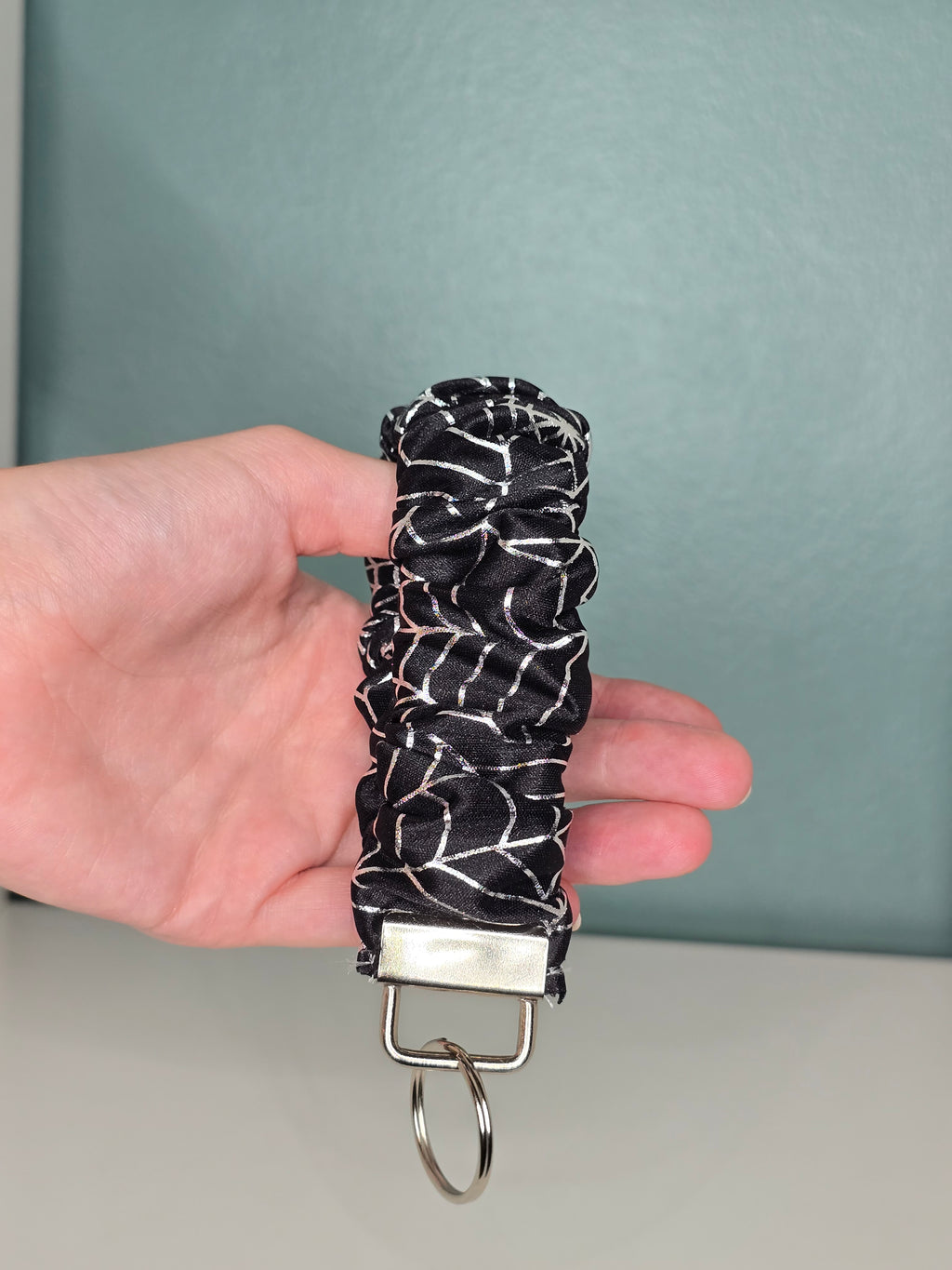 Spiderweb Scrunchie and Key Comfy