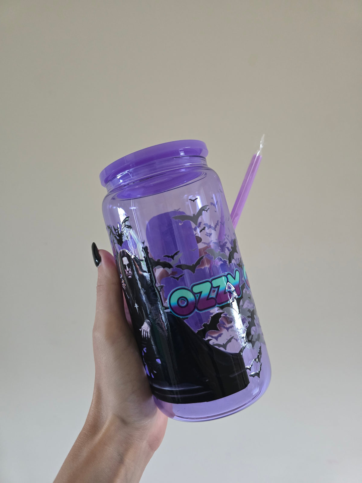Darkness 16oz Glass Tumbler