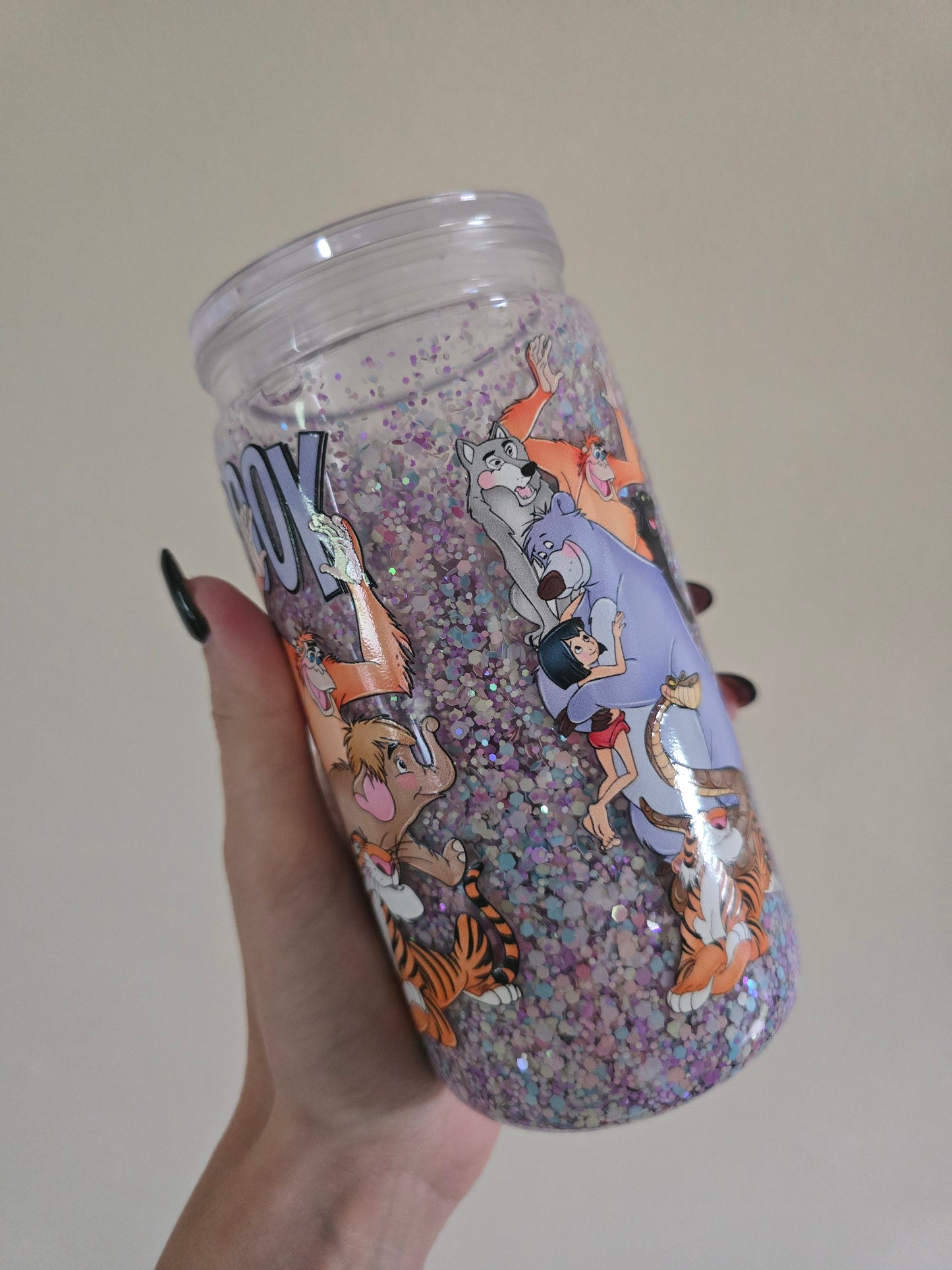 In To The Jungle 16oz Acrylic Snowglobe Tumbler