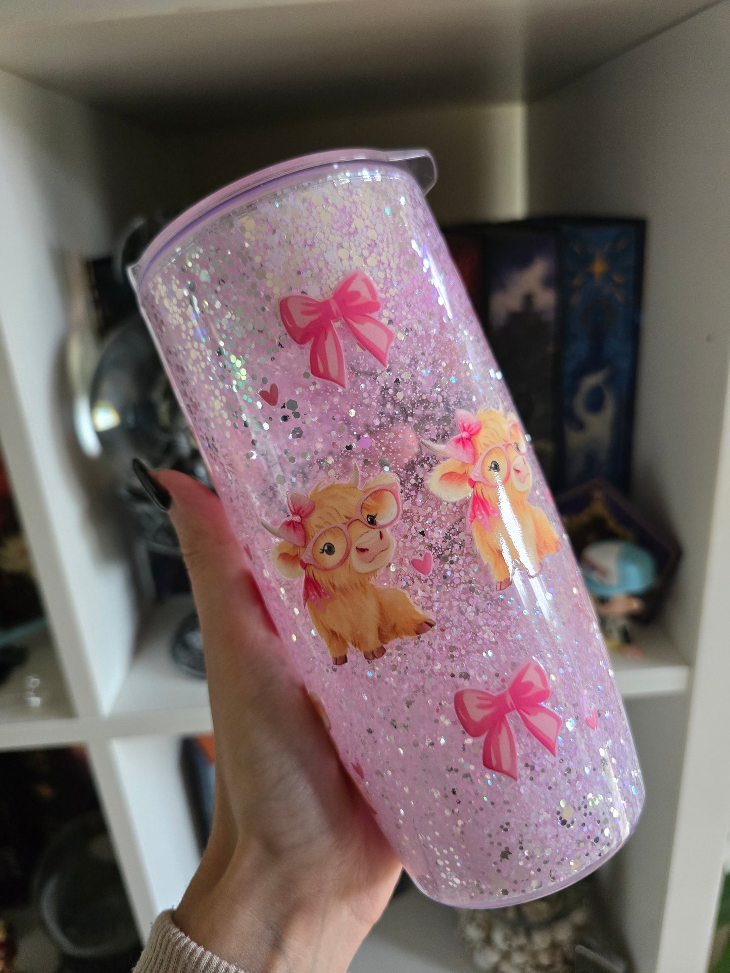 Highland 16oz Acrylic Snowglobe Tumbler