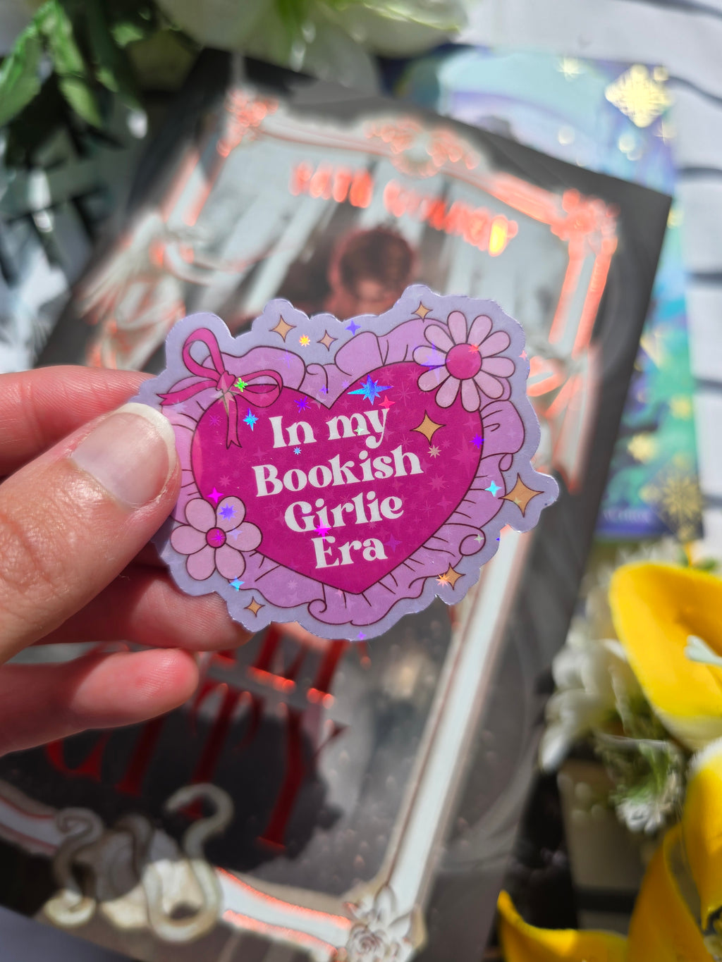 In My Bookish Girlie Era Sticker
