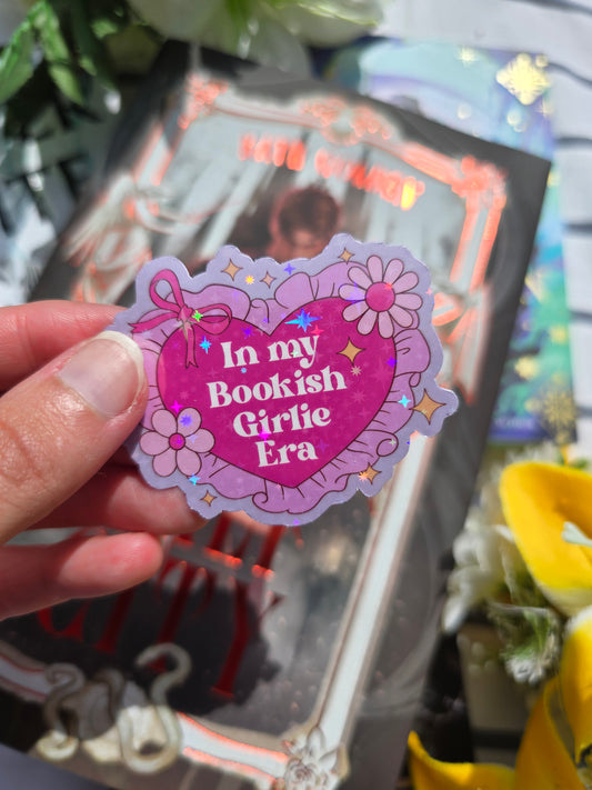 In My Bookish Girlie Era Sticker