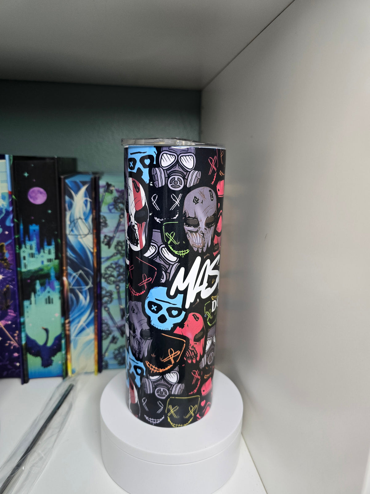 Masked Men Bookish 20oz Stainless Steel Tumbler