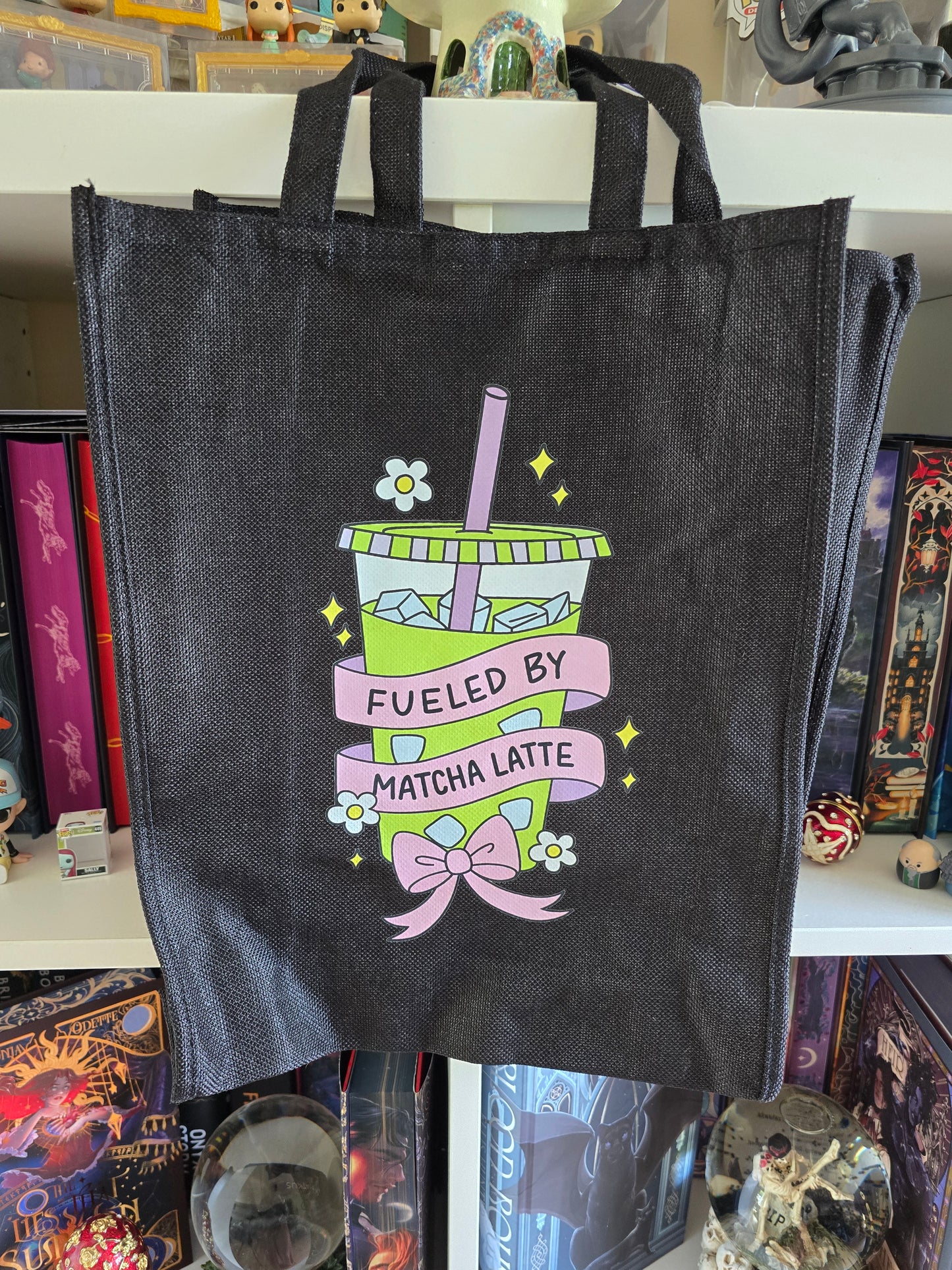 Matcha Linen Tote Bag
