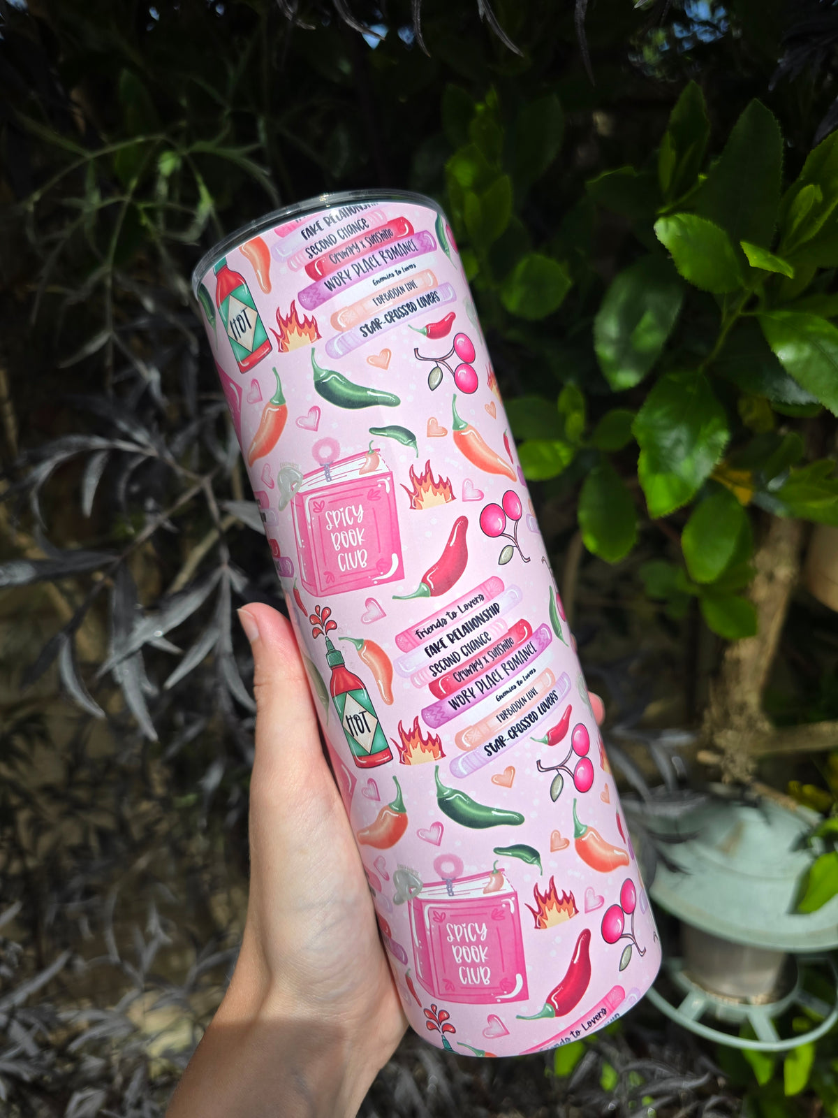 Spicey Book 20oz Stainless Steel Tumbler
