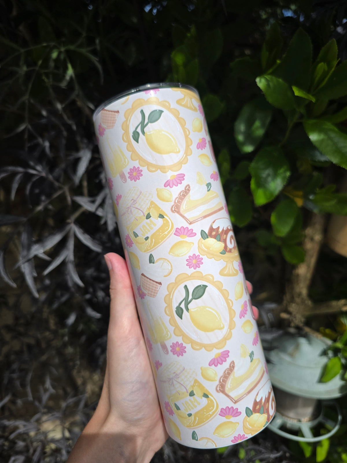 Lemon 20oz Stainless Steel Tumbler