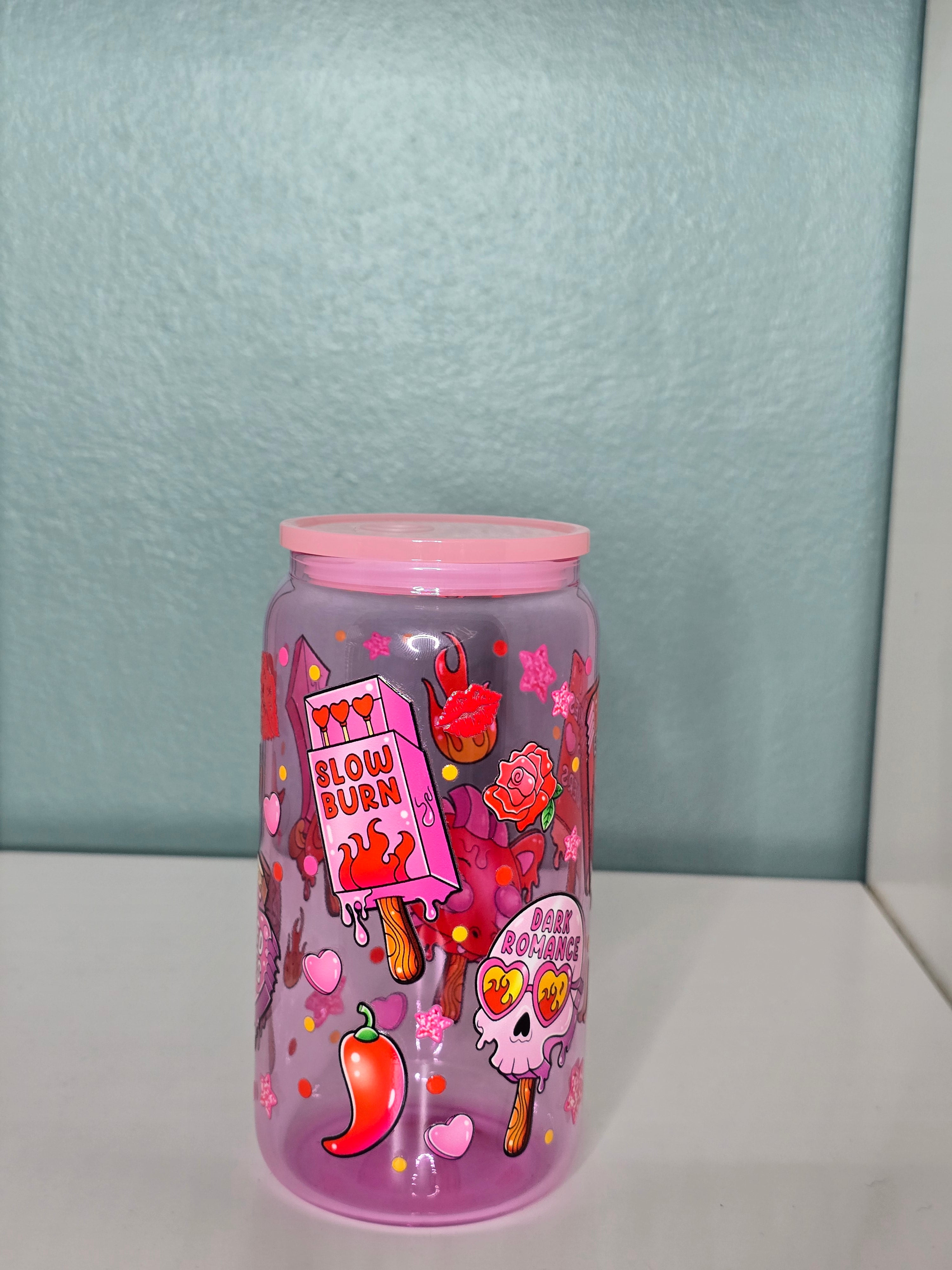 Bookish 16oz Glass Tumbler