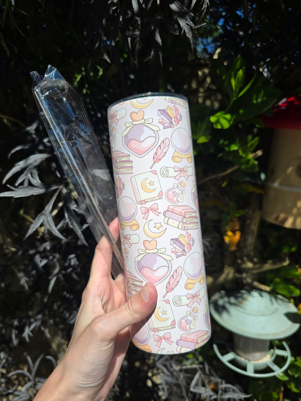 Whimsical Bookish 20oz Stainless Steel Tumbler