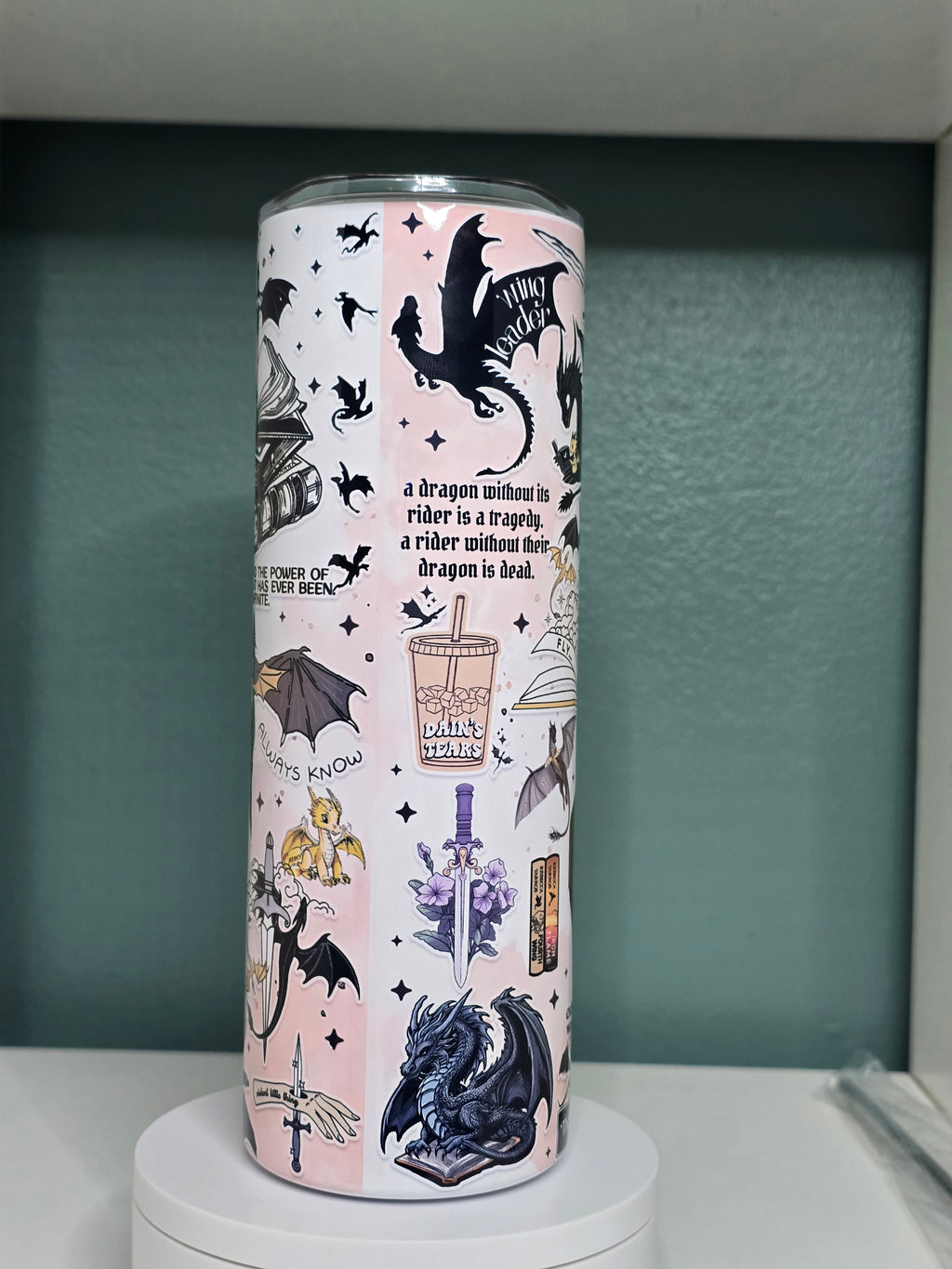 Dragon Rider 20oz Stainless Steel Tumbler