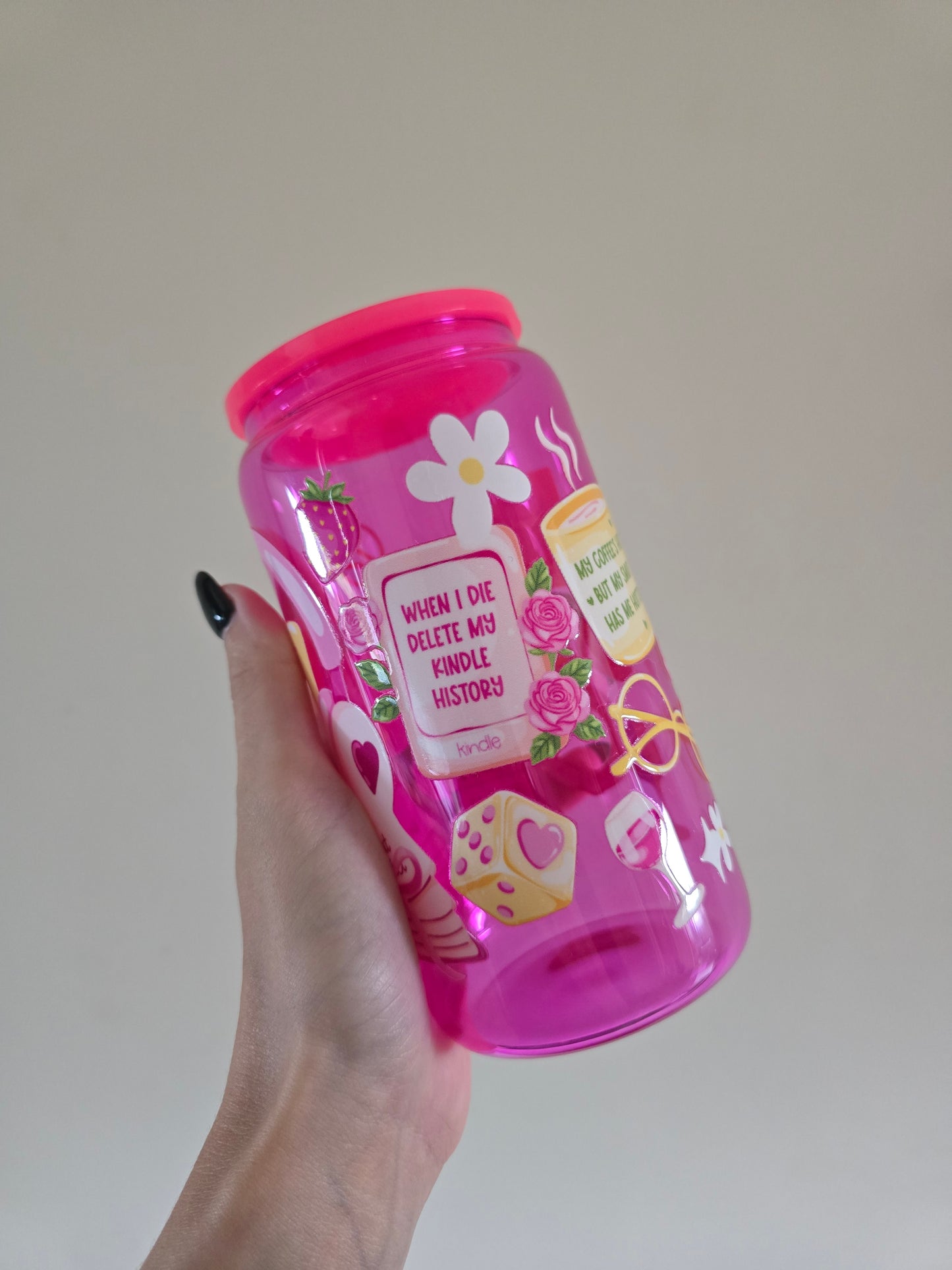 Do Not Disturb 16oz Glass Tumbler