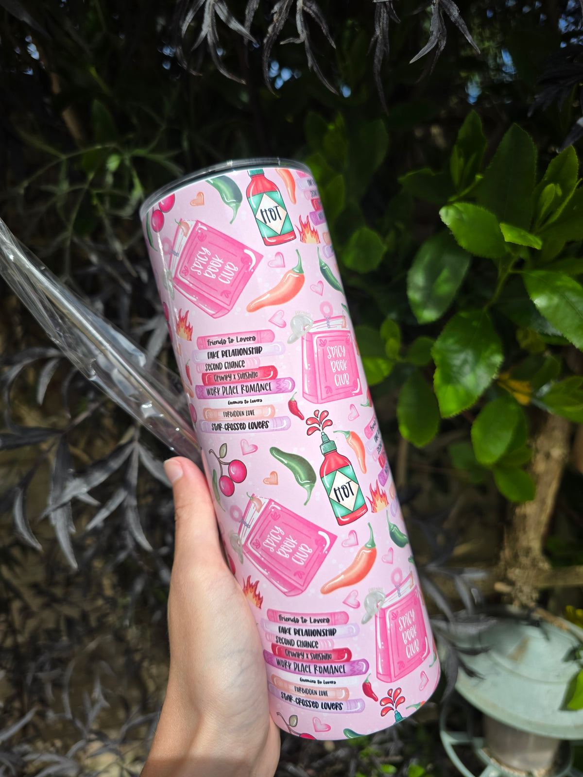 Spicey Book 20oz Stainless Steel Tumbler