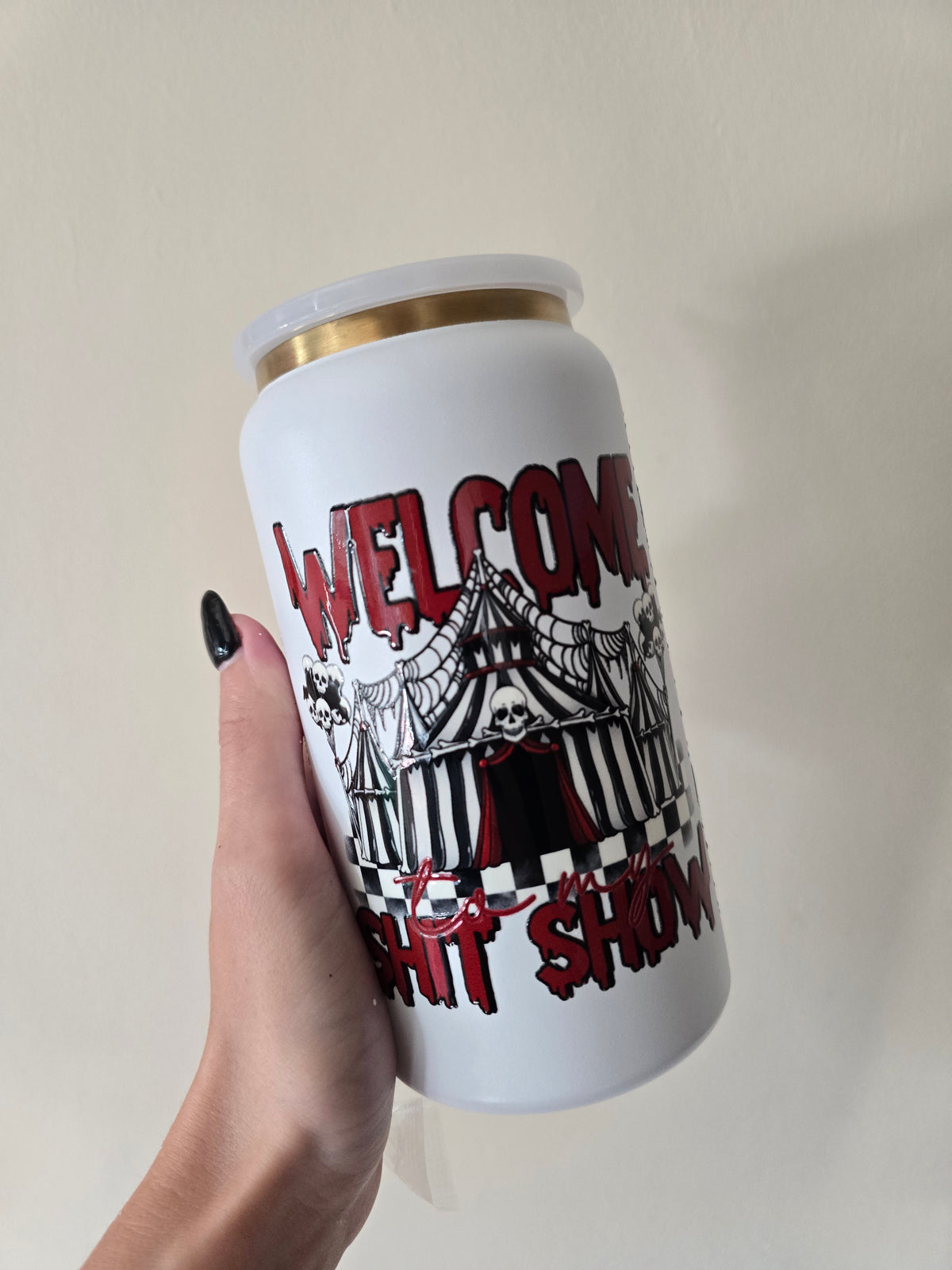 welcome To The Sh*t Show 16oz Stainless Steel Tumbler (Copy)