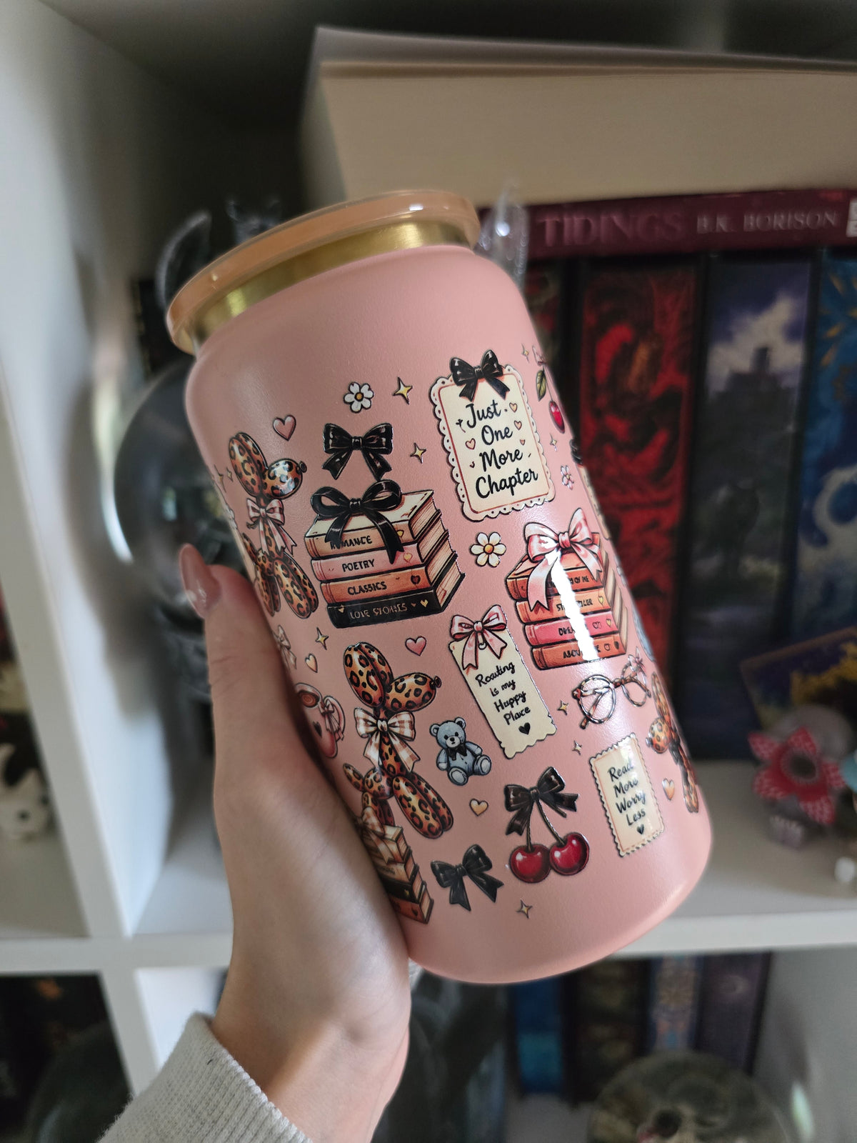 Cosy Book 16oz Stainless Steel Tumbler
