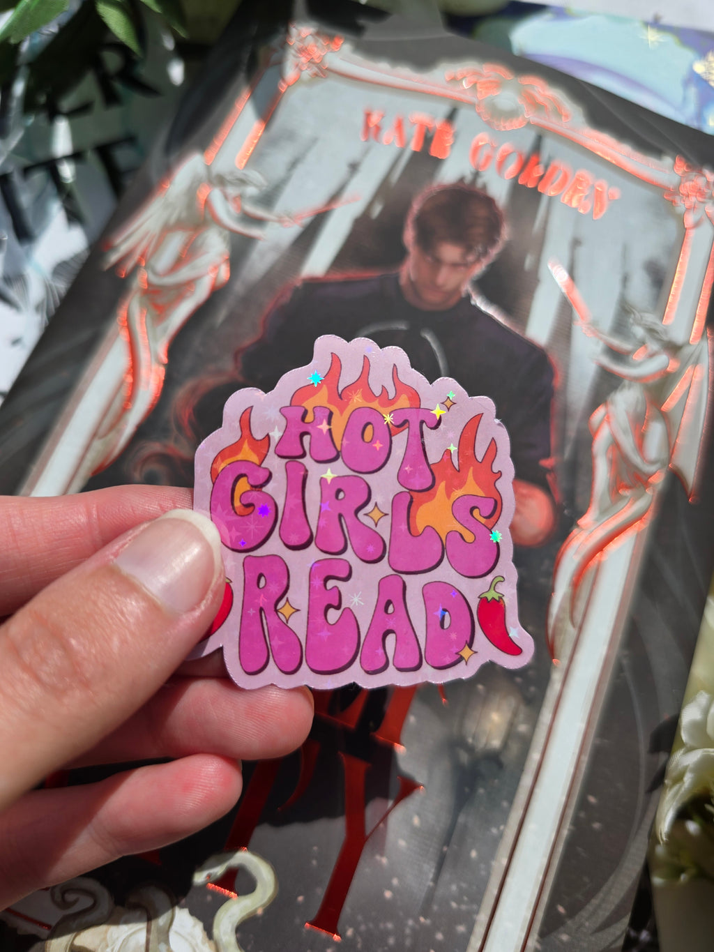 Hot Girls Read Sticker