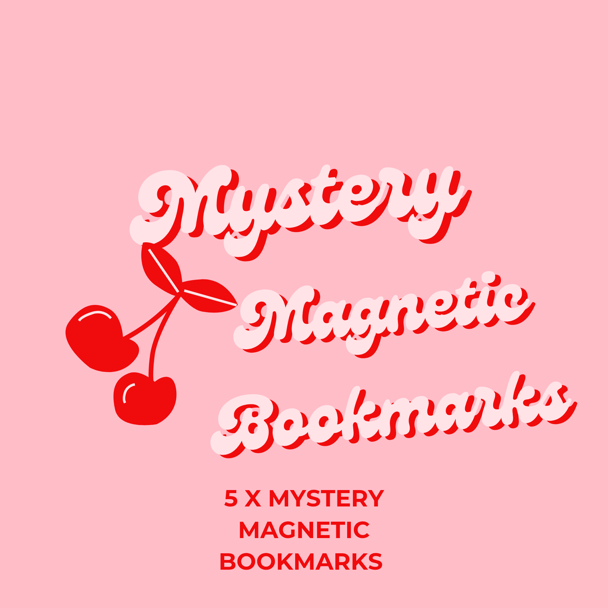 5 x mystery magnetic bookmarks