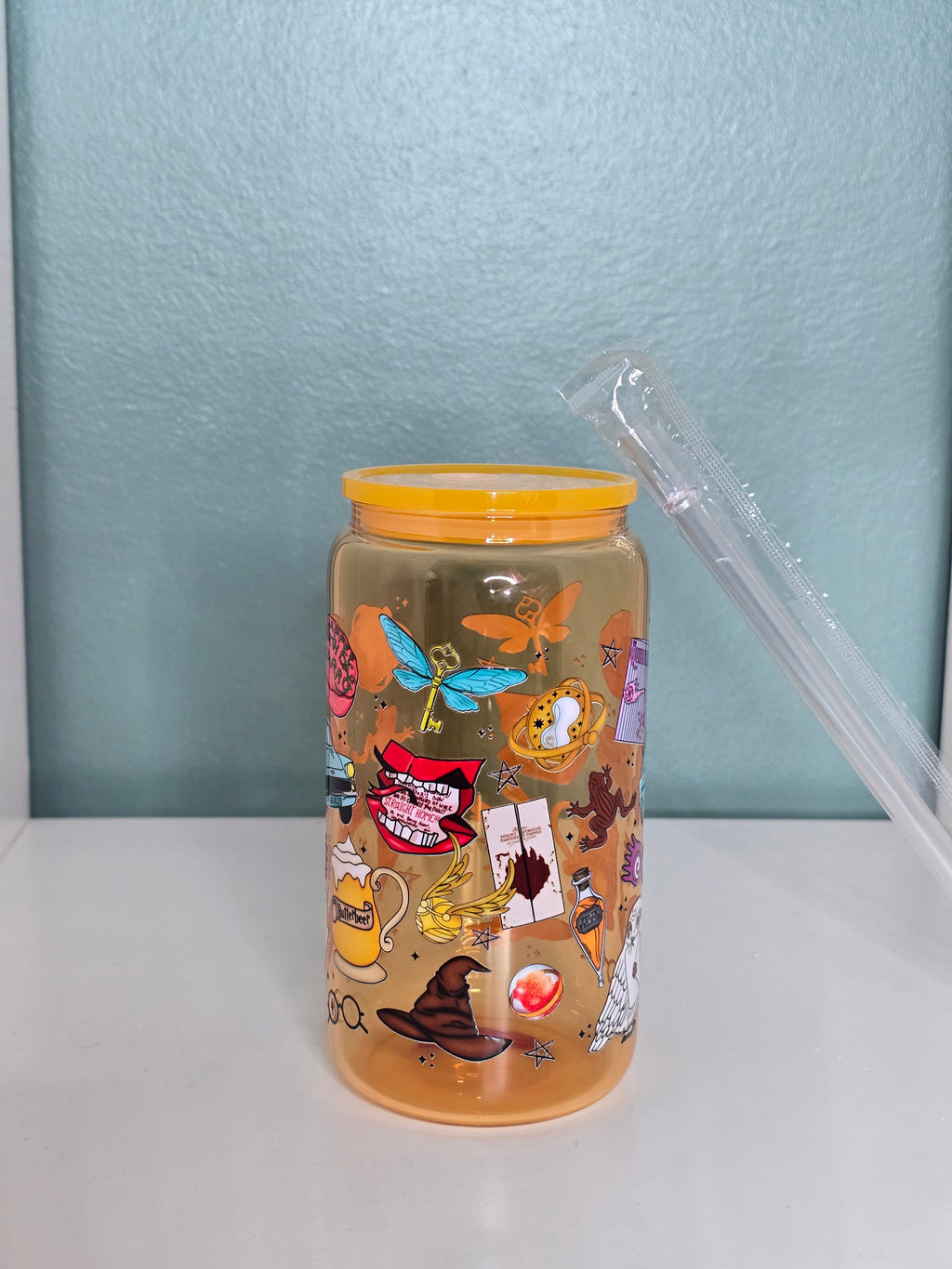 Wizard 16oz Glass Tumbler