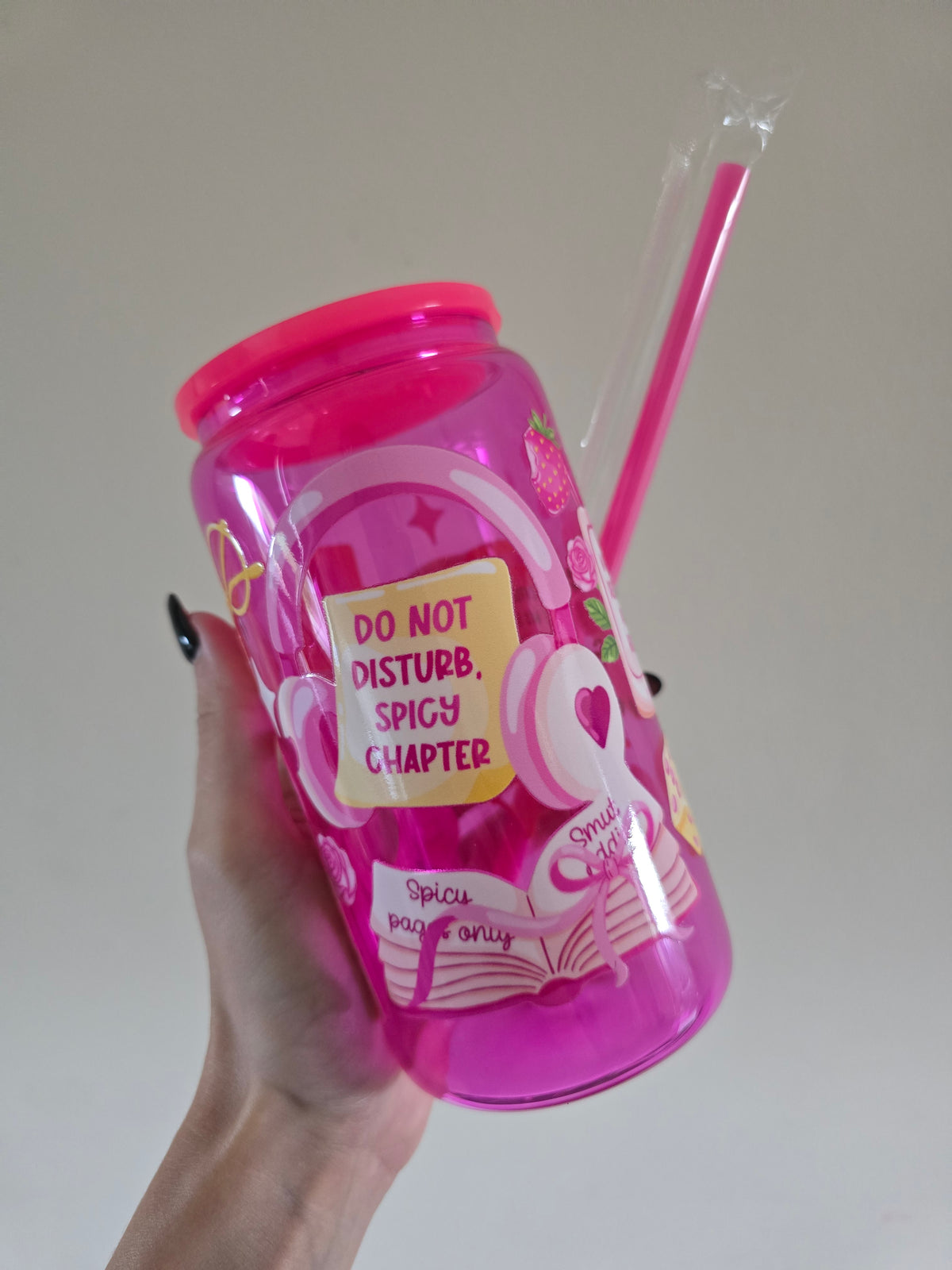 Do Not Disturb 16oz Glass Tumbler