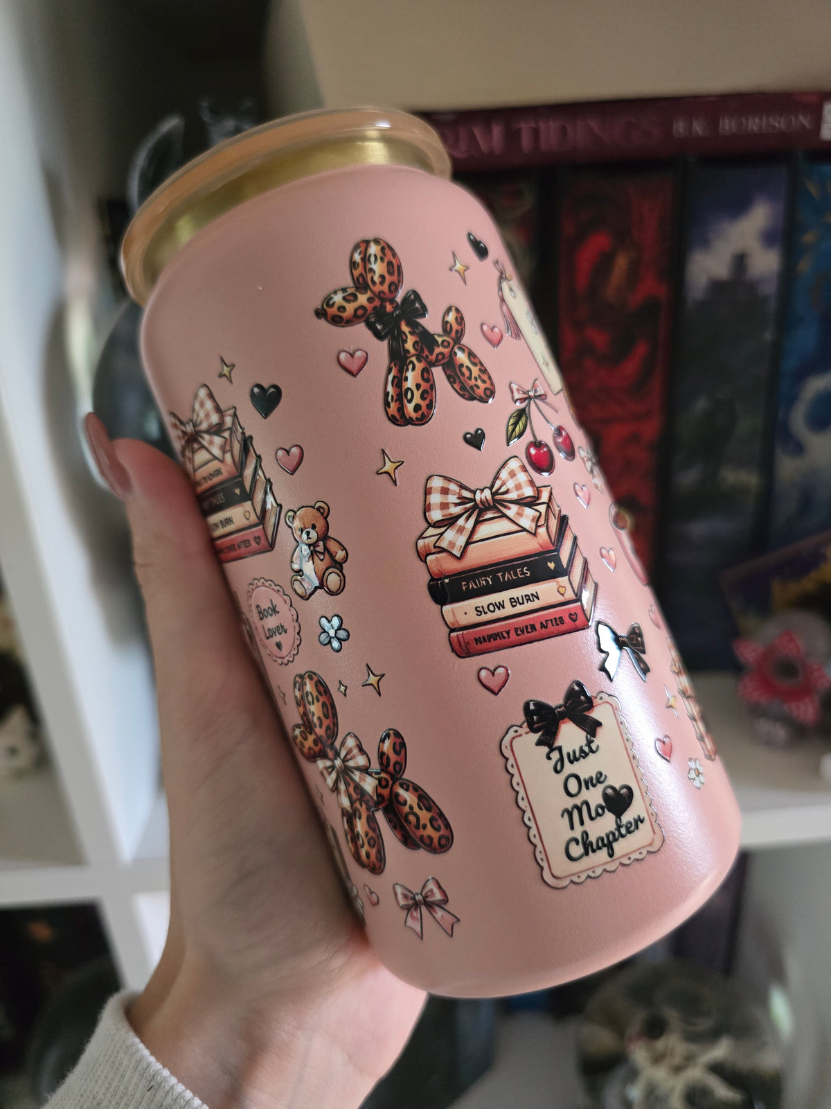 Cosy Book 16oz Stainless Steel Tumbler