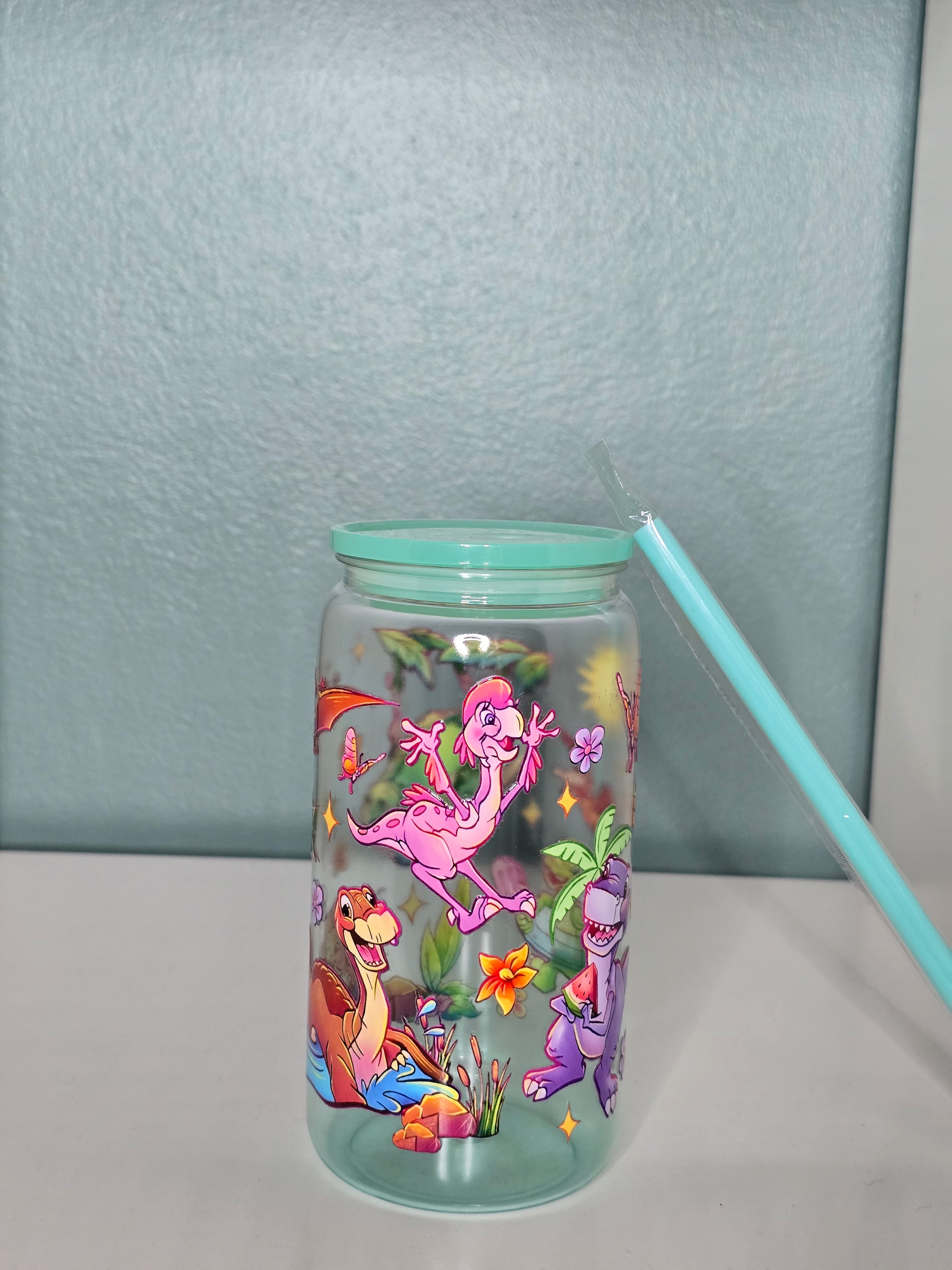 Dinosaur 16oz Acrylic Tumbler