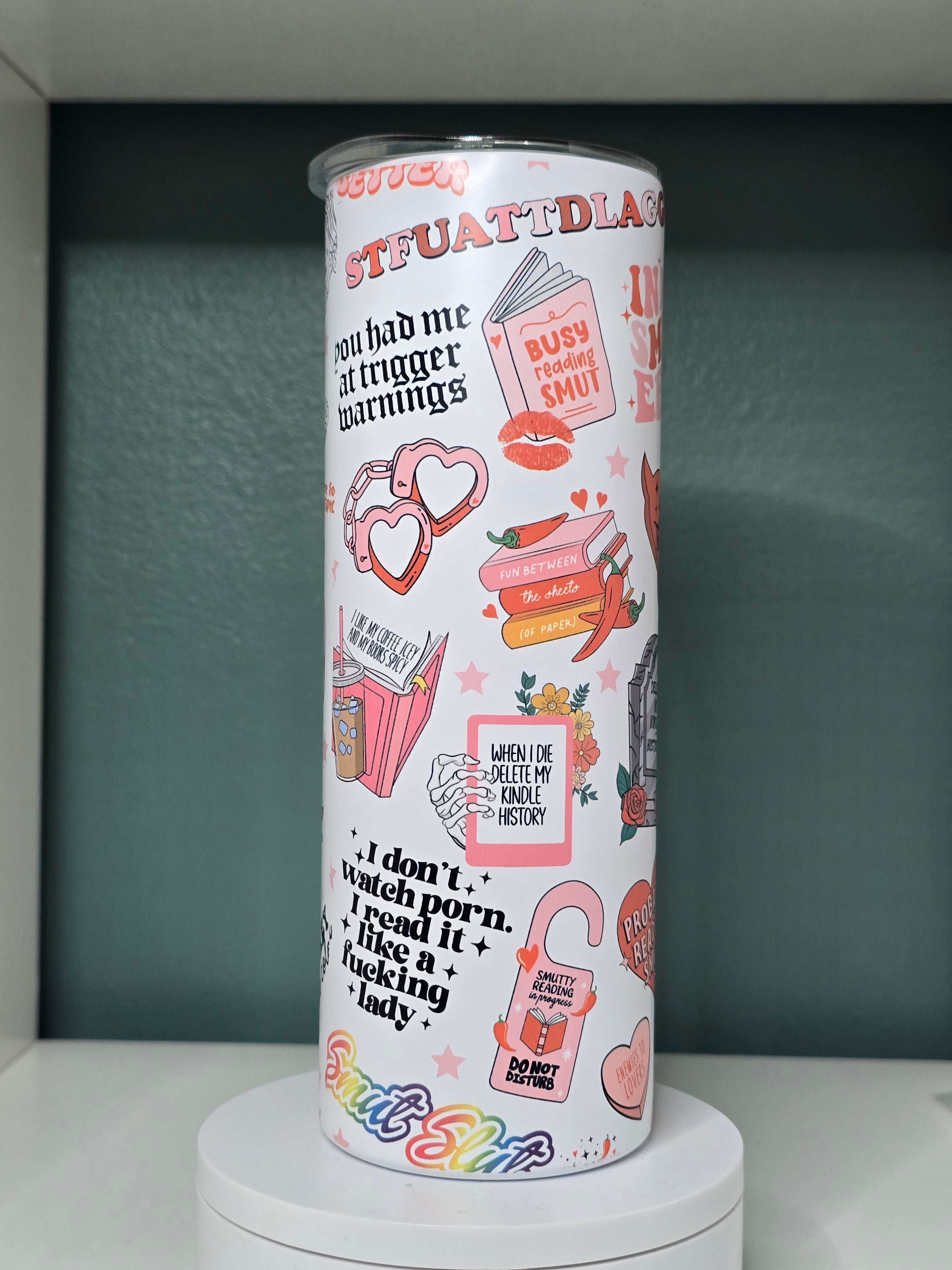 Bookish Smut 20oz Stainless Steel Tumbler