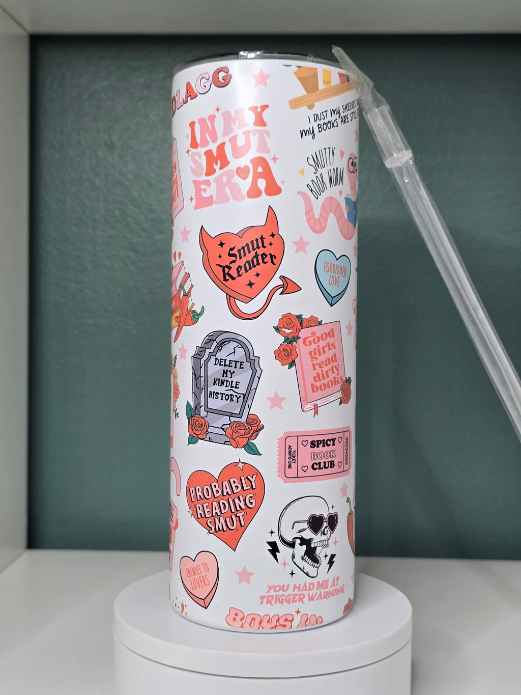 Bookish Smut 20oz Stainless Steel Tumbler