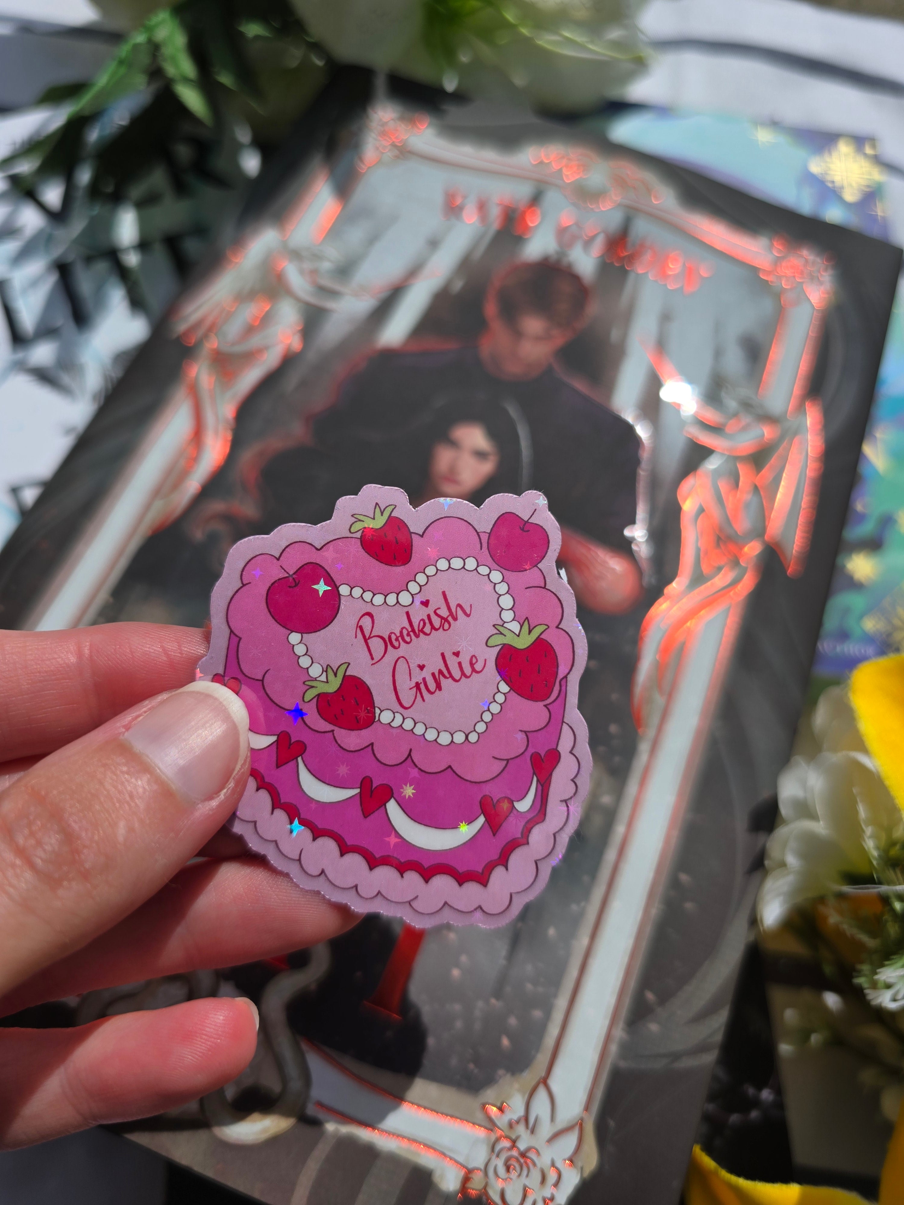 Bookish Girlie Sticker