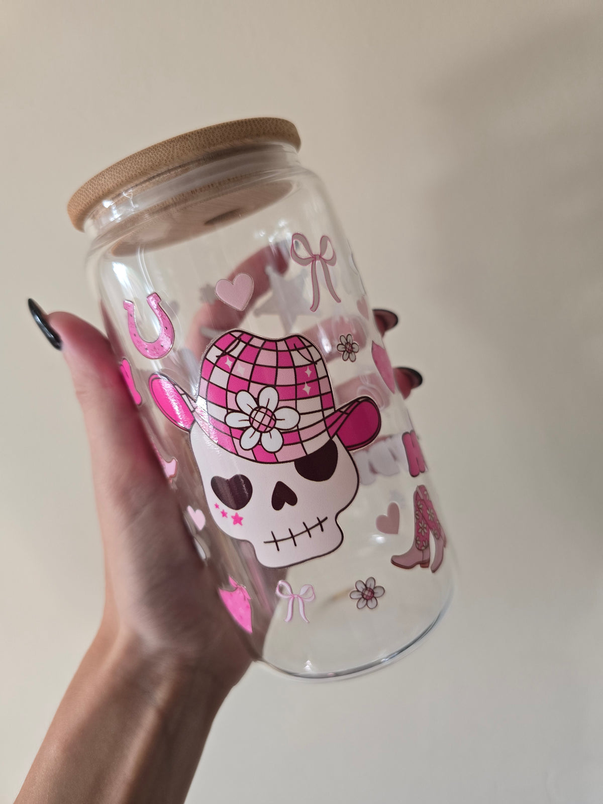 Howdy 16oz Glass Tumbler