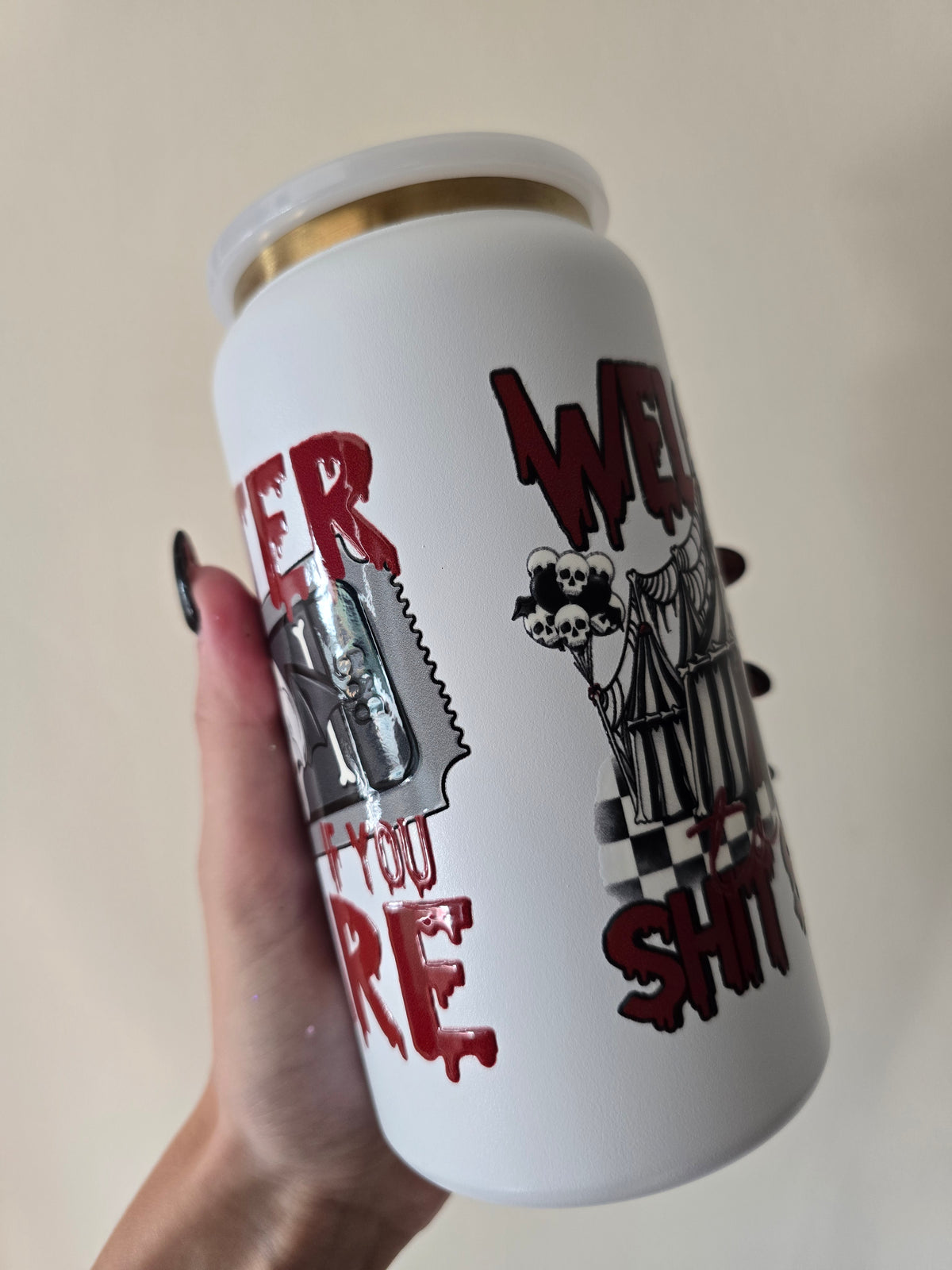 welcome To The Sh*t Show 16oz Stainless Steel Tumbler (Copy)