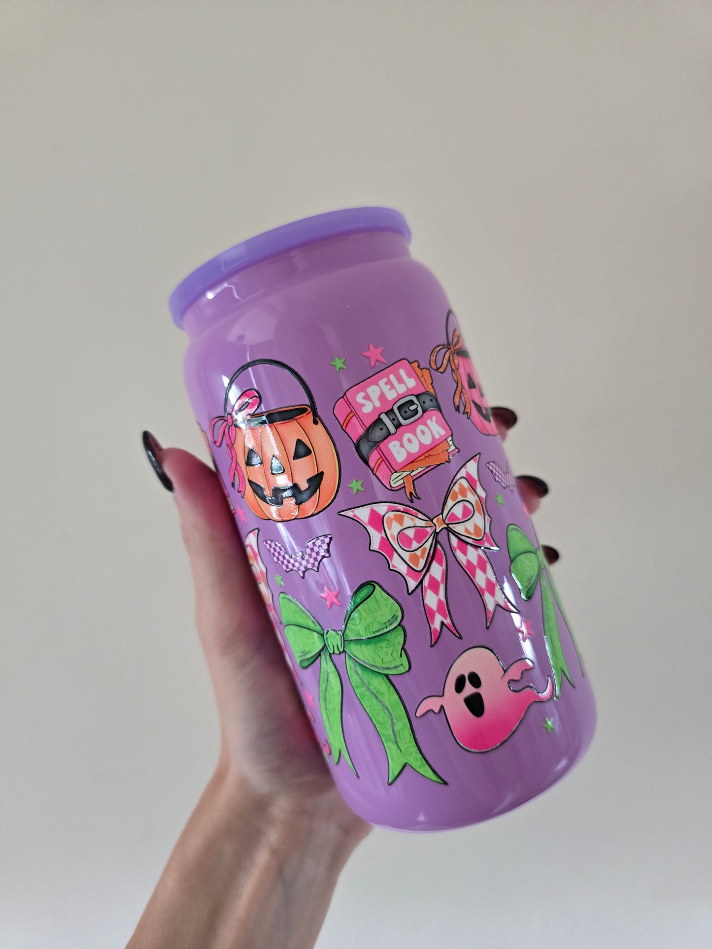 Boo 16oz Glass Tumbler