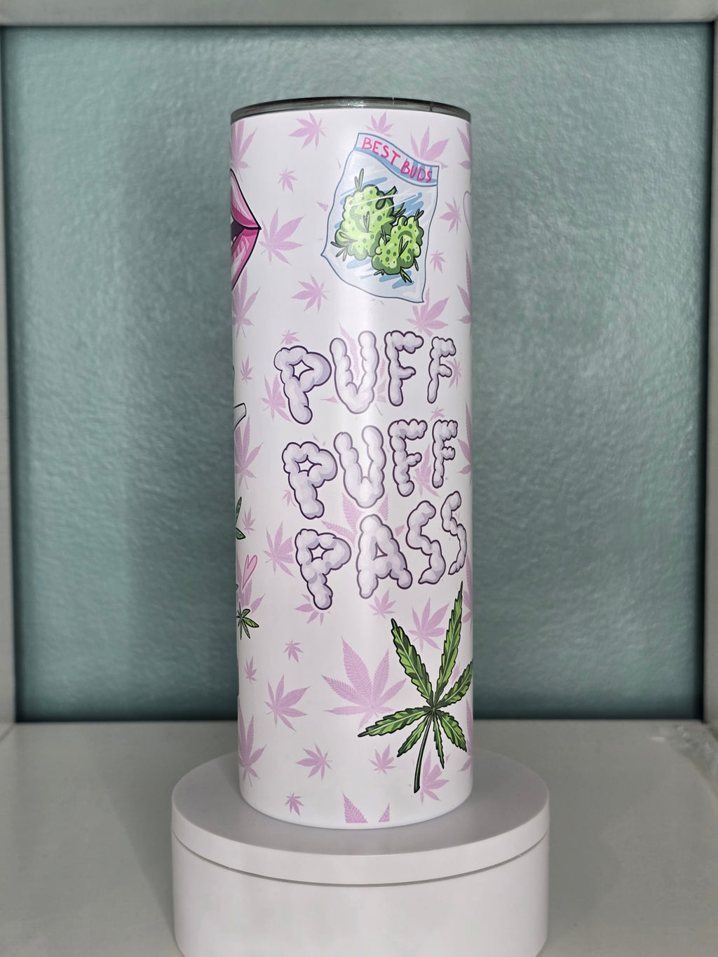 Puff Puff Pass 20oz Stainless Steel Tumbler