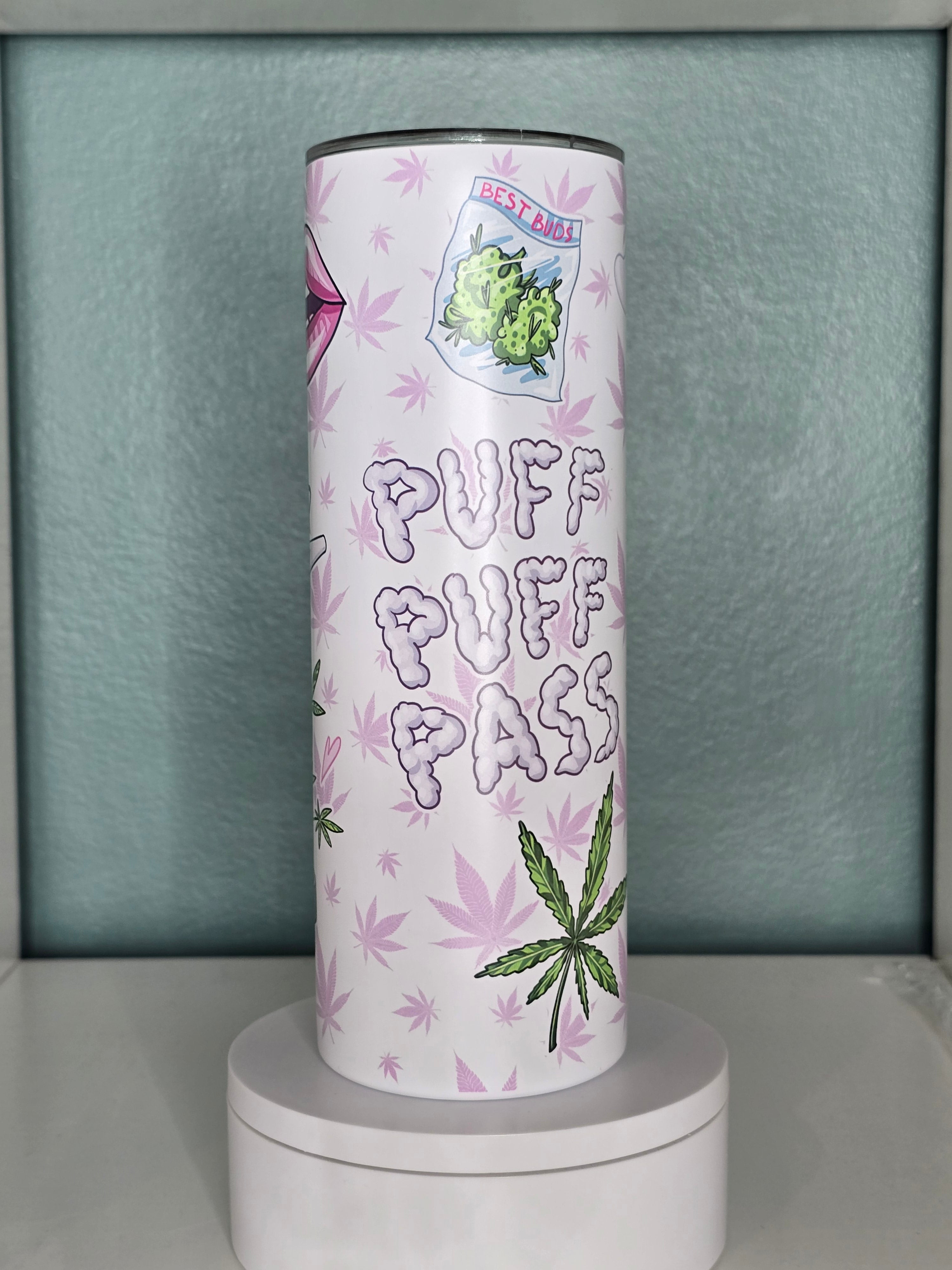 Puff Puff Pass 20oz Stainless Steel Tumbler