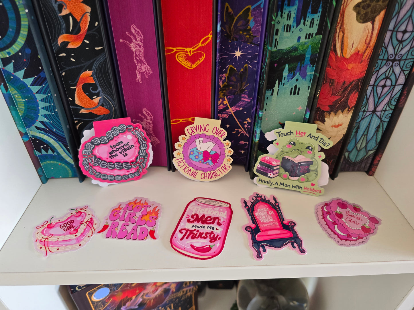 Bookish Bundle Stickers and Magnetic Bookmarks