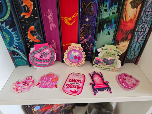 Bookish Bundle Stickers and Magnetic Bookmarks