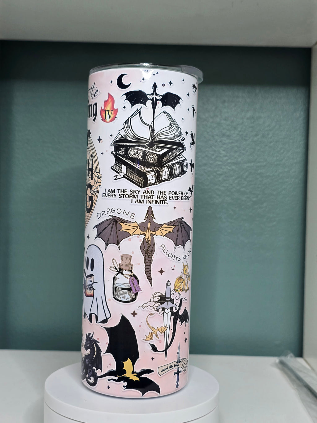 Dragon Rider 20oz Stainless Steel Tumbler