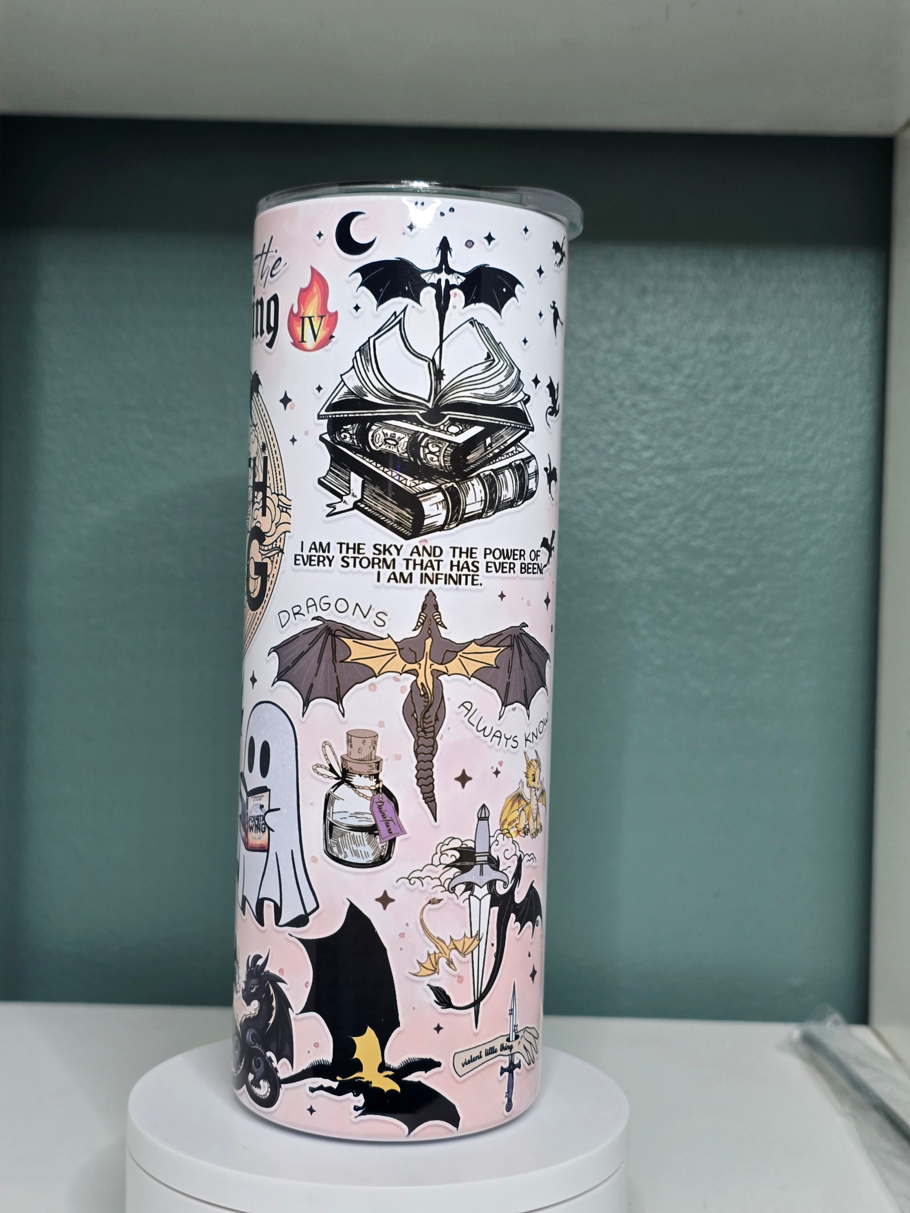 Dragon Rider 20oz Stainless Steel Tumbler