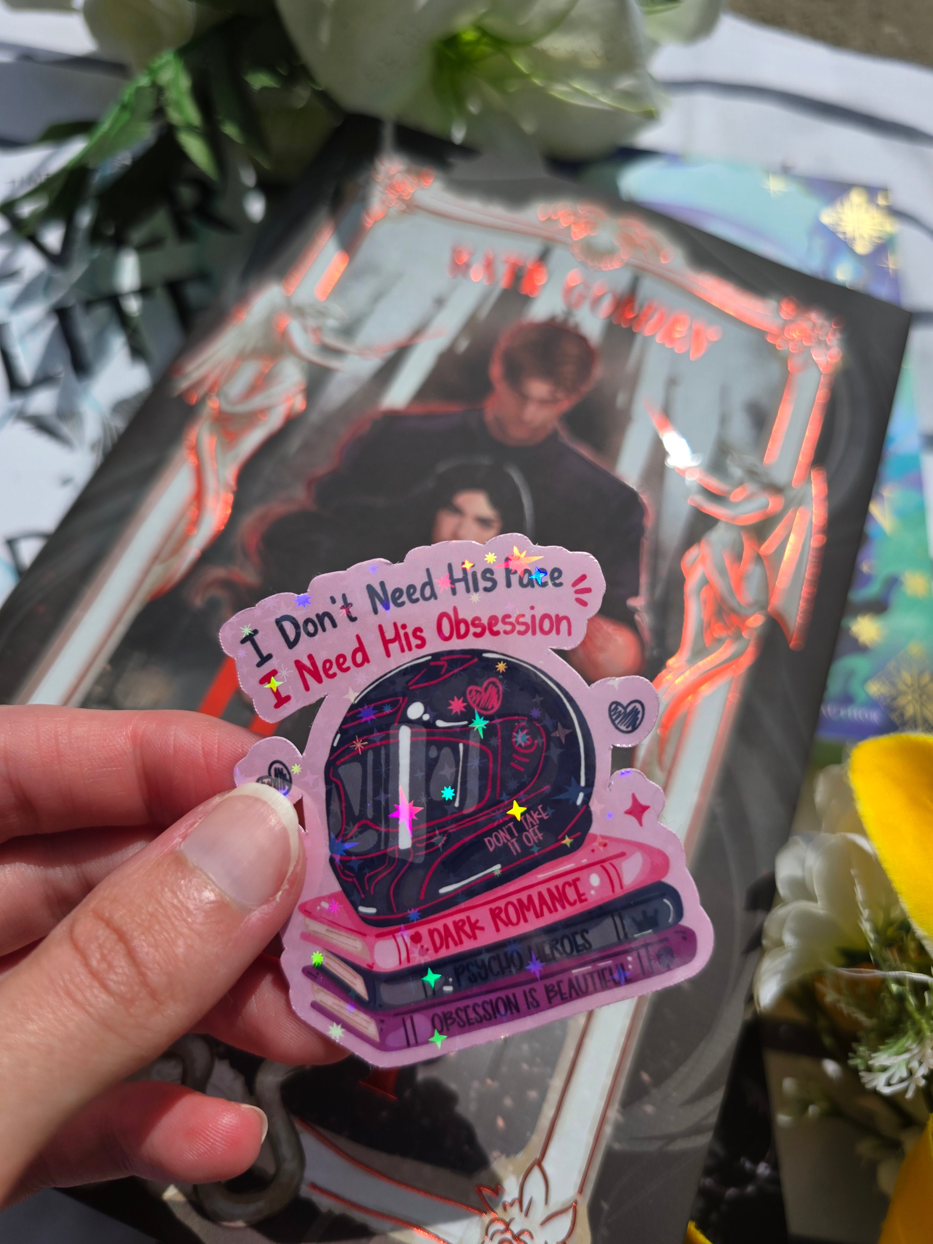 I Don't Need His Face Sticker