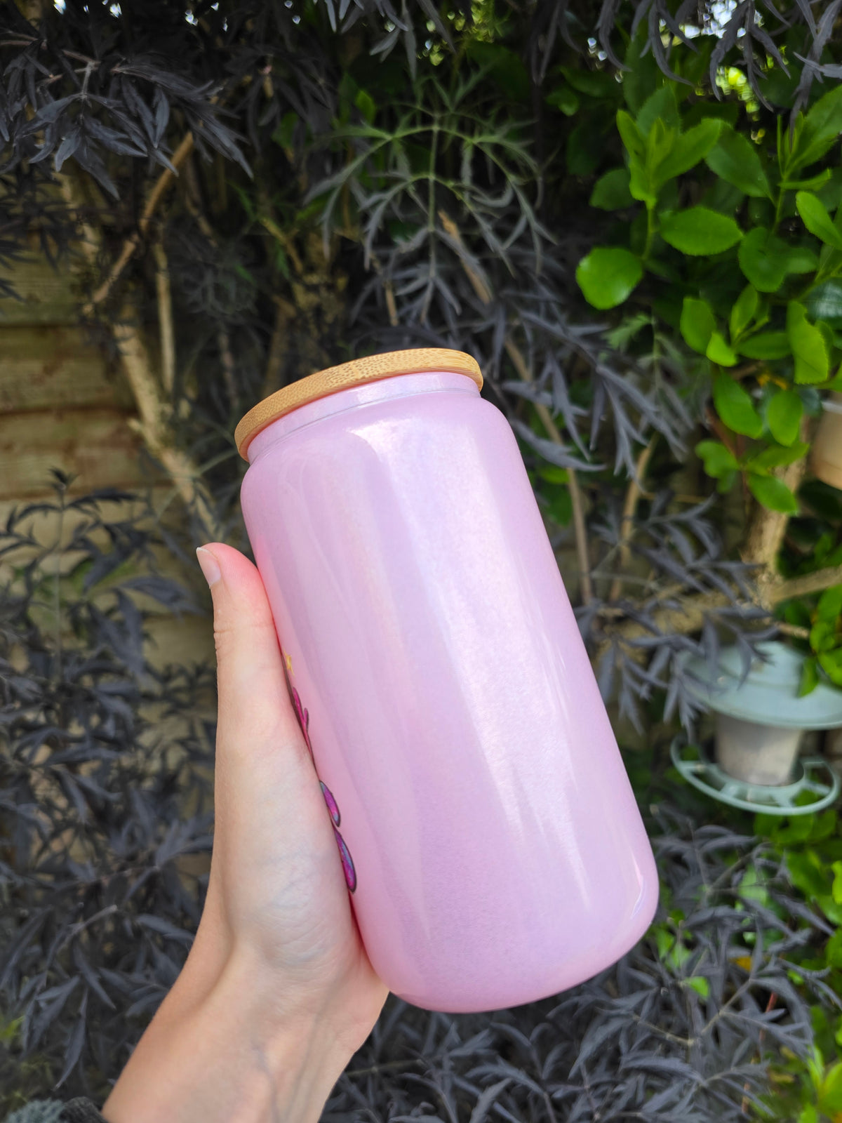 Birthday Girl 16oz Shimmer Glass Tumbler