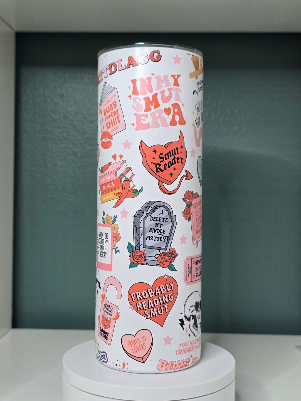 Bookish Smut 20oz Stainless Steel Tumbler