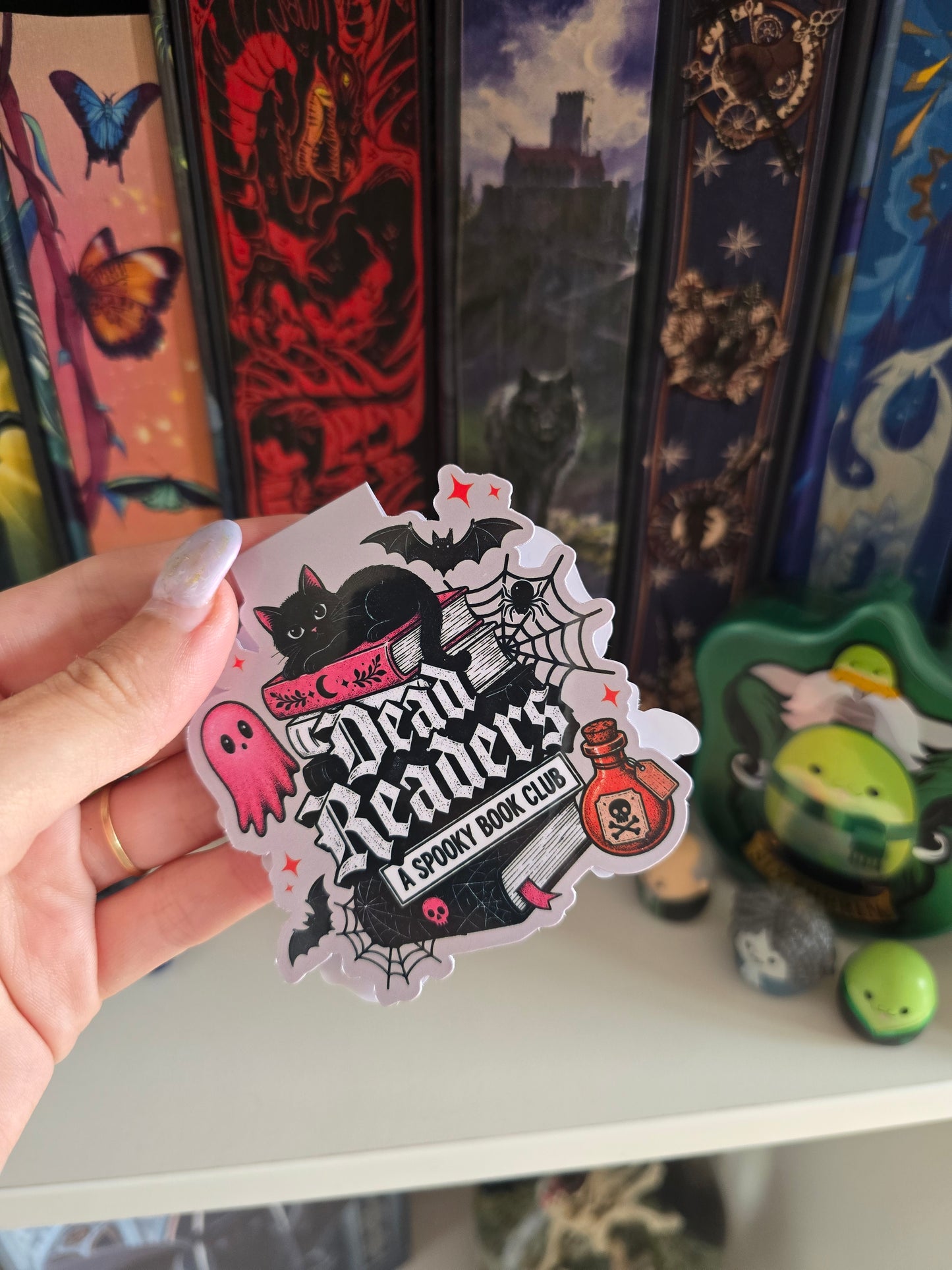 Dead Readers Club Magnetic Bookmark