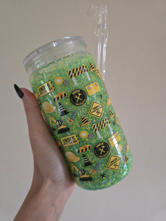 Digger 16oz Acrylic Snowglobe Tumbler