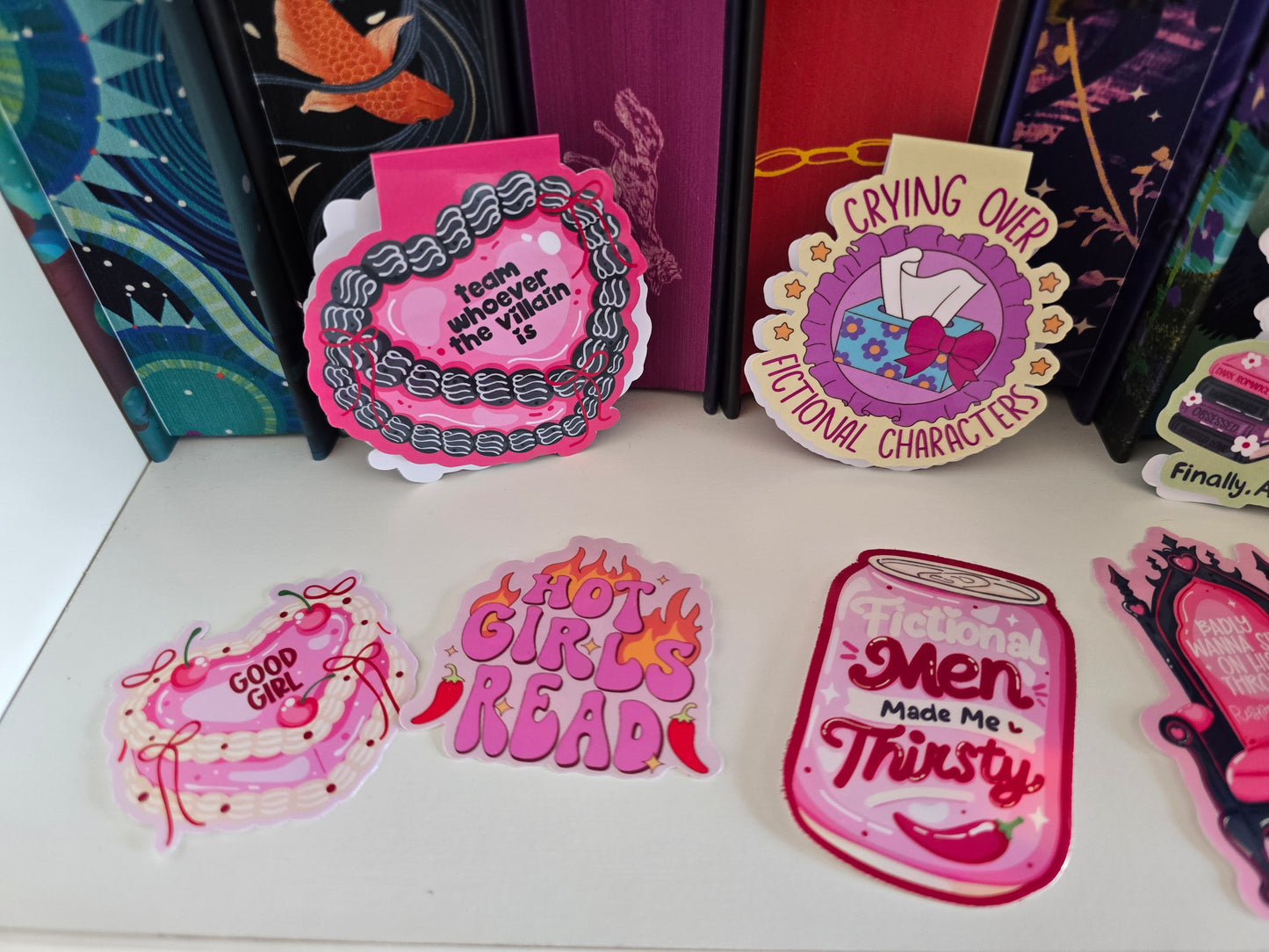 Bookish Bundle Stickers and Magnetic Bookmarks