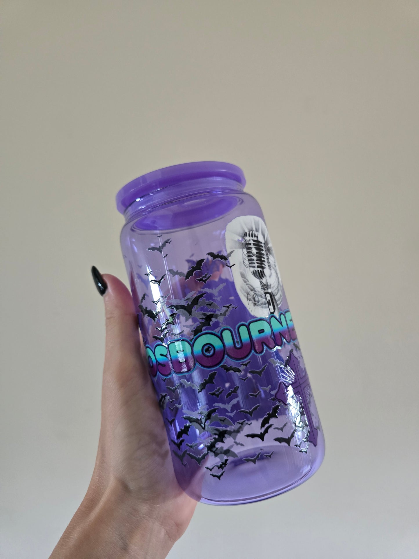 Darkness 16oz Glass Tumbler