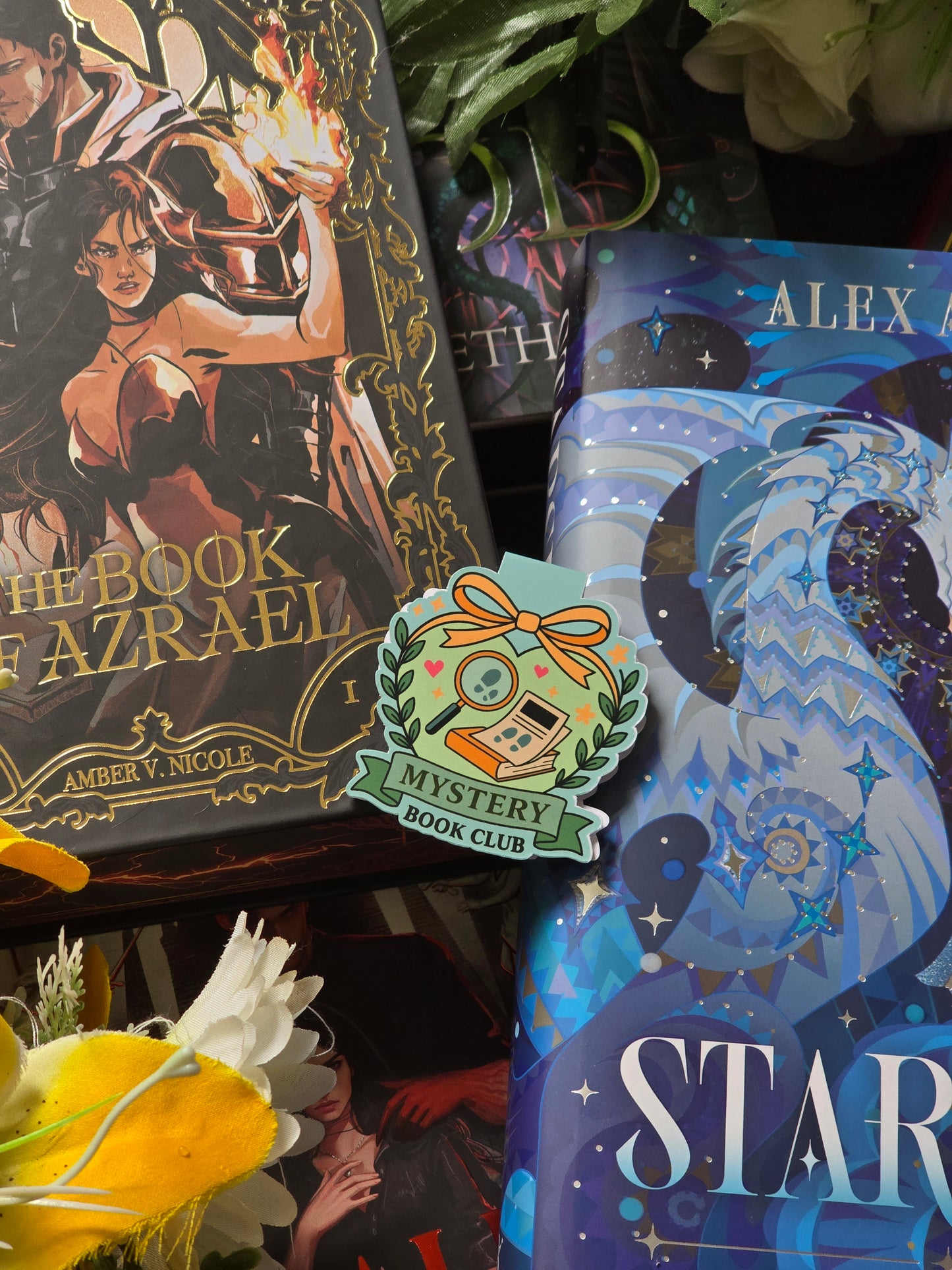 Mystery Book Club Magnetic Bookmark
