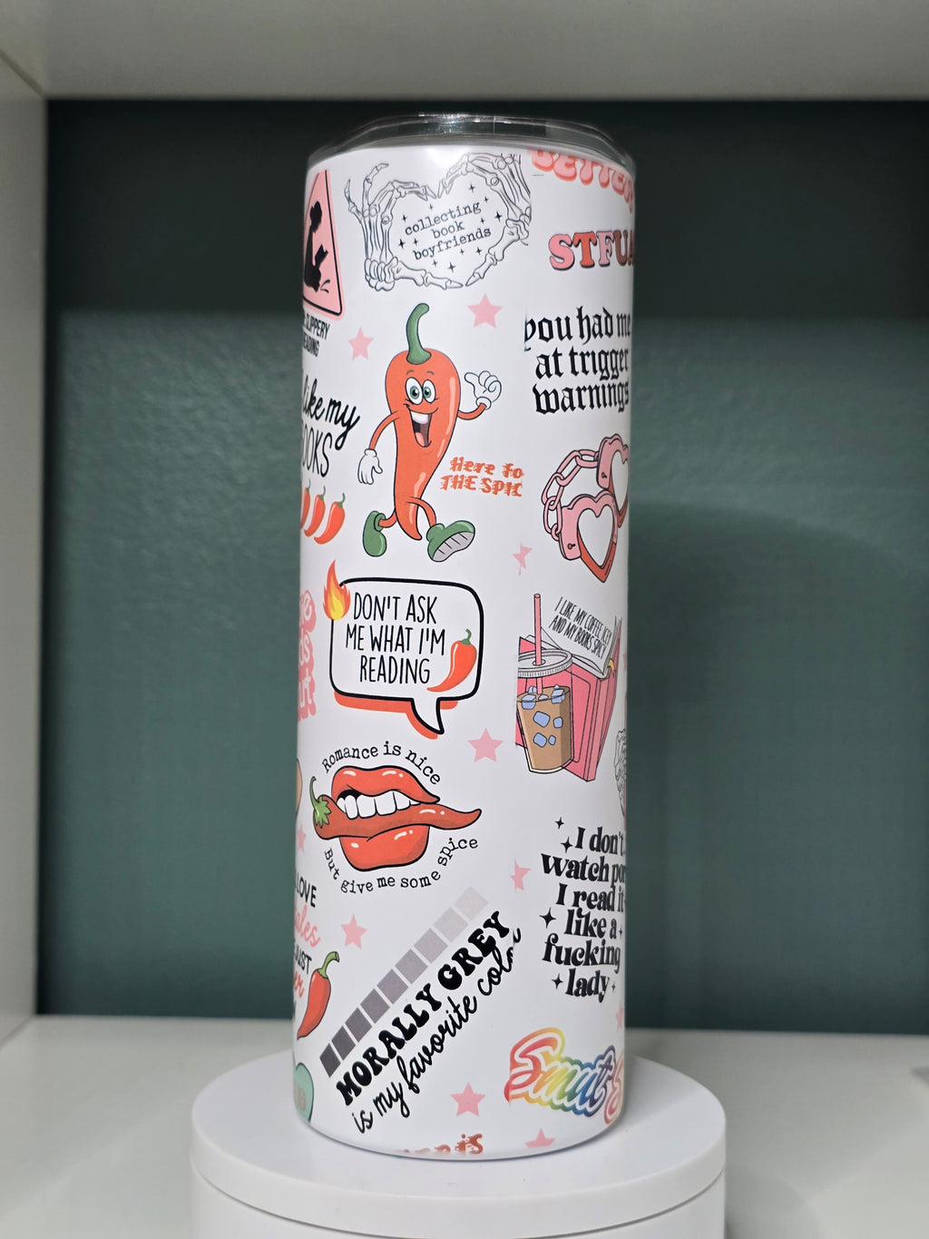 Bookish Smut 20oz Stainless Steel Tumbler